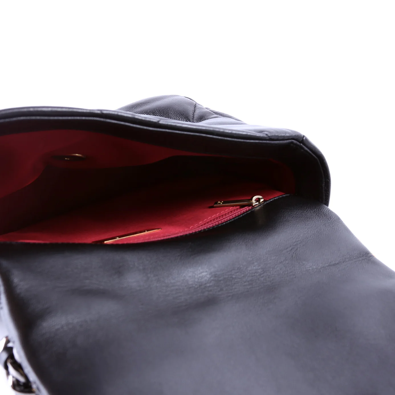 Quilted Goatskin 19 Medium Flap 30M Black - Image 11