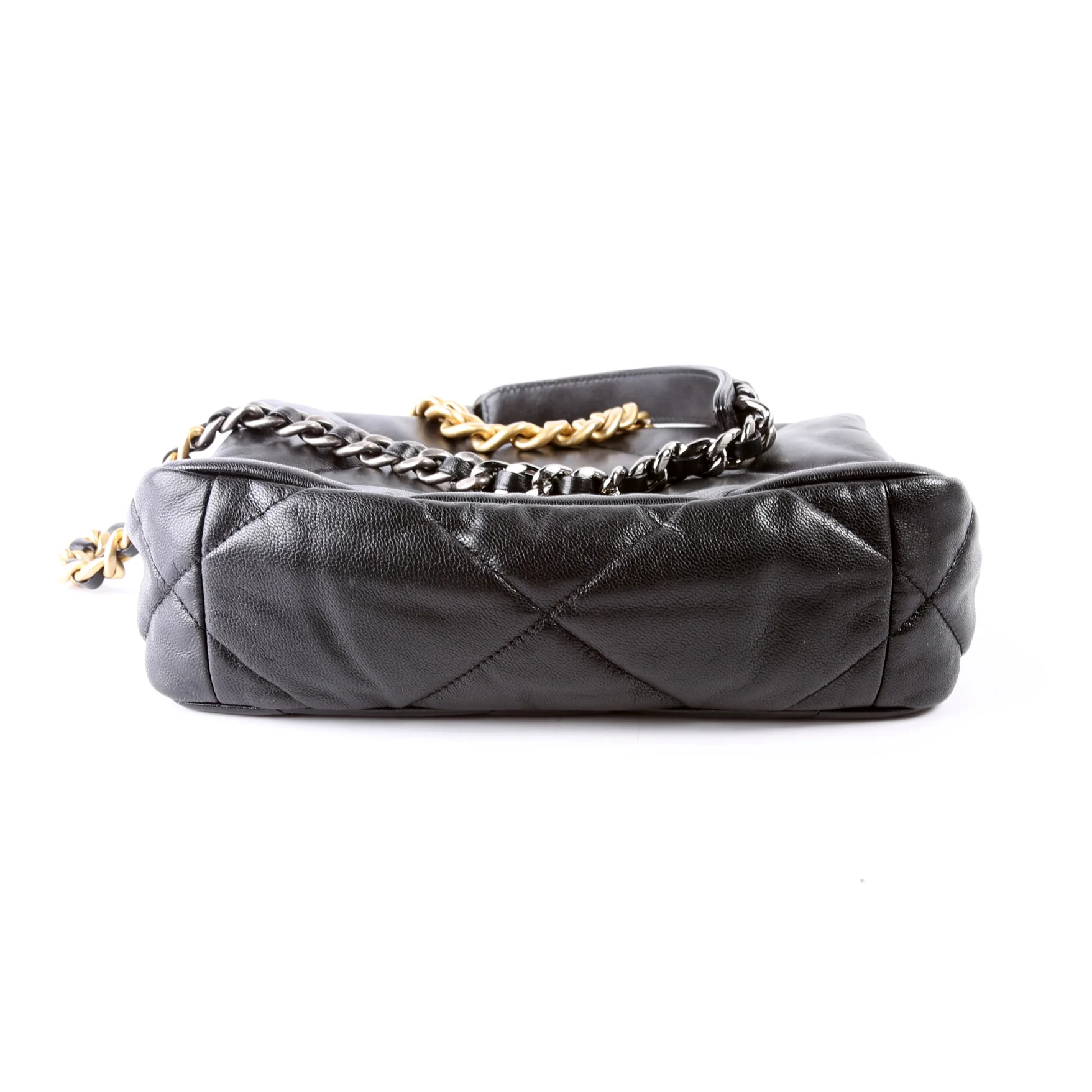 Quilted Goatskin 19 Medium Flap 30M Black - Image 5