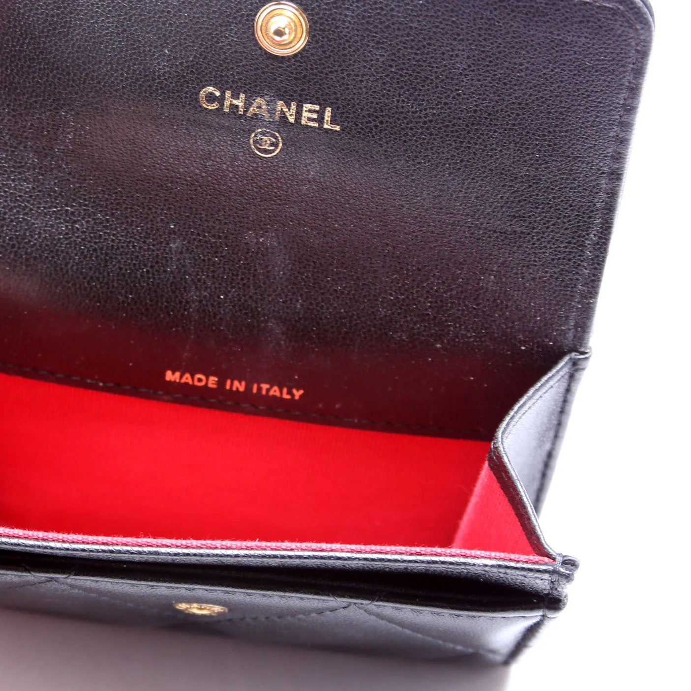 Quilted Lambskin 19 Flap Card Holder - Image 6