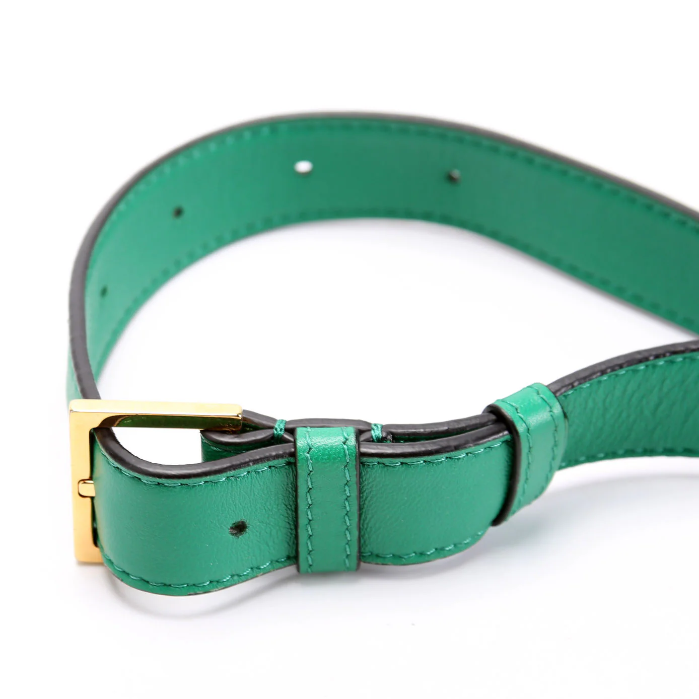 Quilted Medusa Belt Bag Green - Image 6