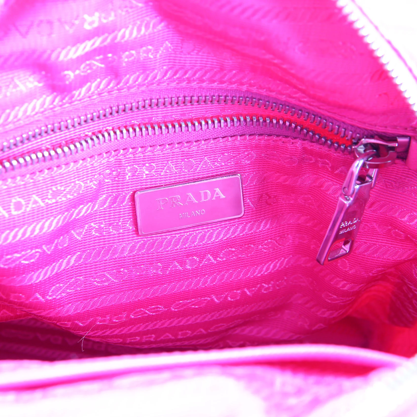 Quilted Nylon Impuntu Backpack Pink - Image 11