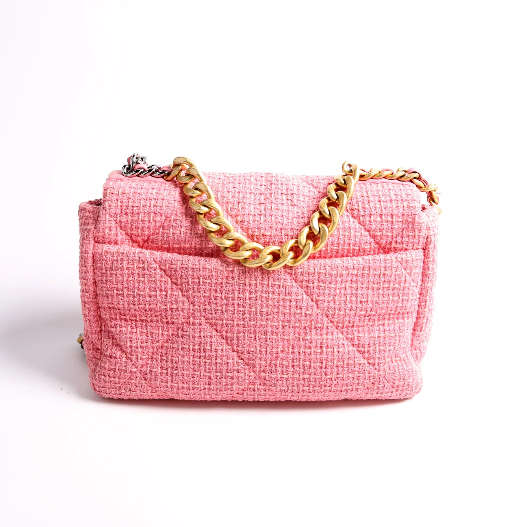 Quilted Tweed 19 Medium Flap Pink - Image 2
