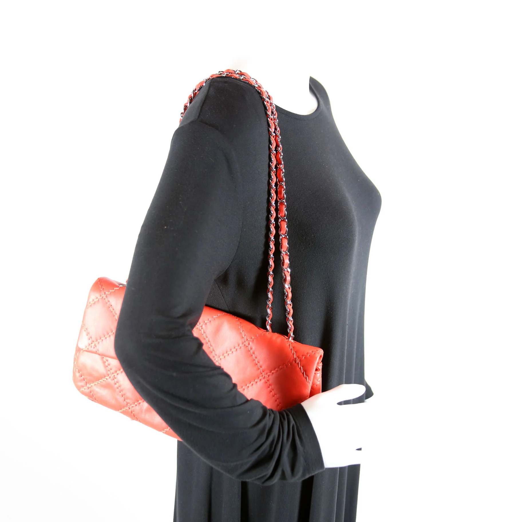 Quilted Ultimate Stitch Single Flap 14M Red - Image 13