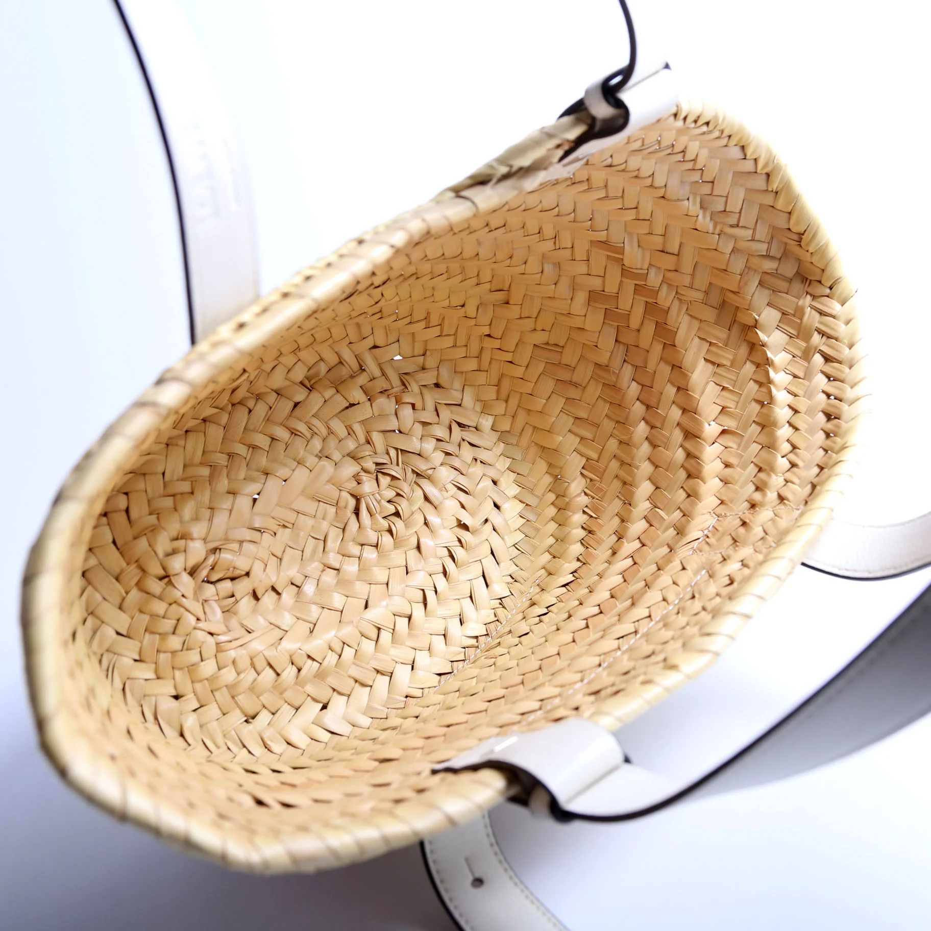 Raffia Basket Tote Small - Image 7