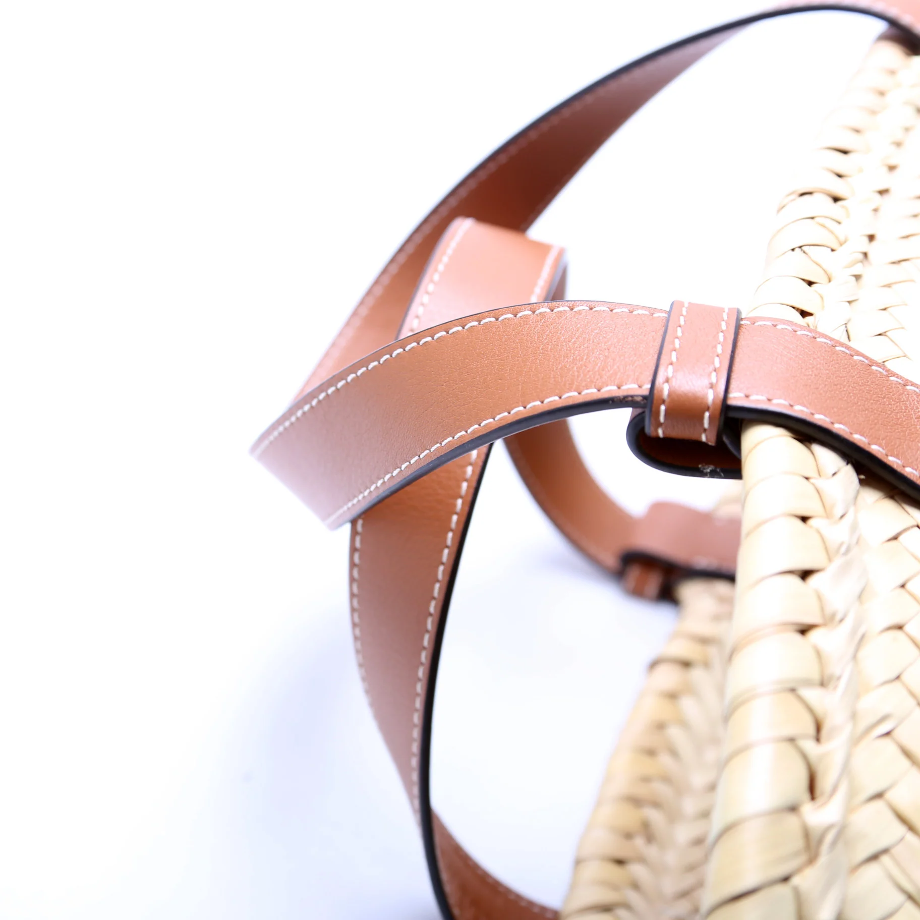 Rattan Small Basket Bag - Image 6