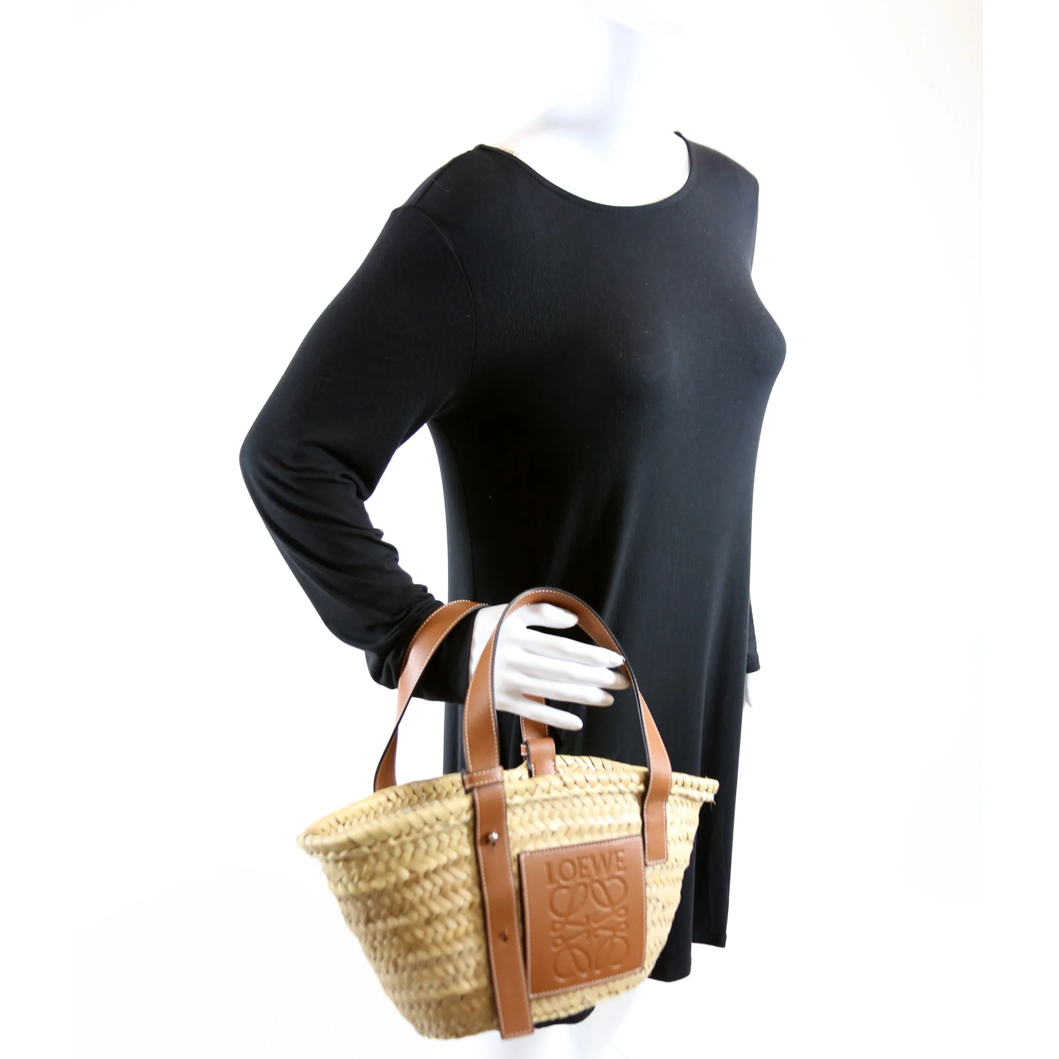 Rattan Small Basket Bag - Image 9
