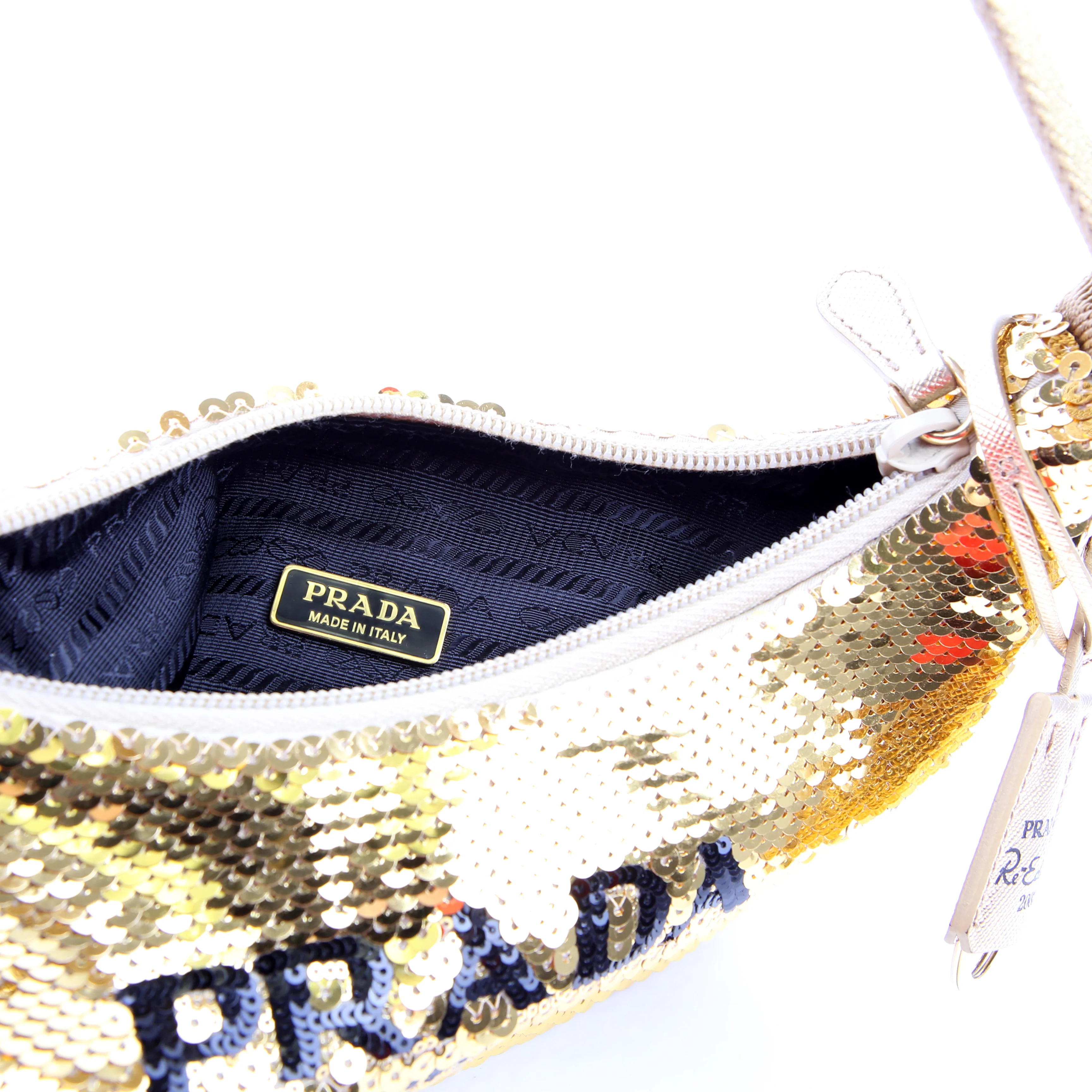 Re-Edition 2000 Sequin Mini Bag - Image 9