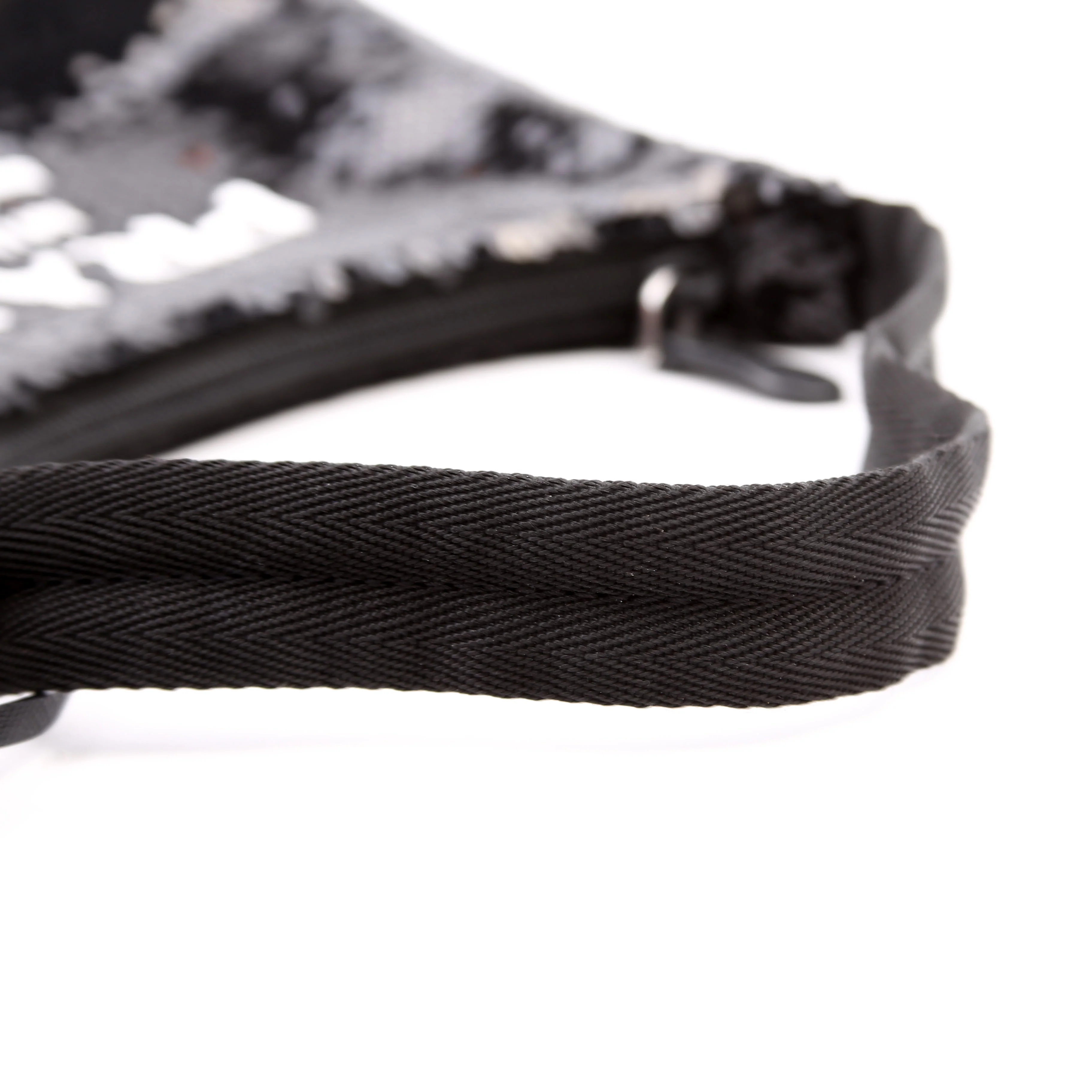 Re-Edition 2000 Sequin Mini Bag Black/White - Image 10