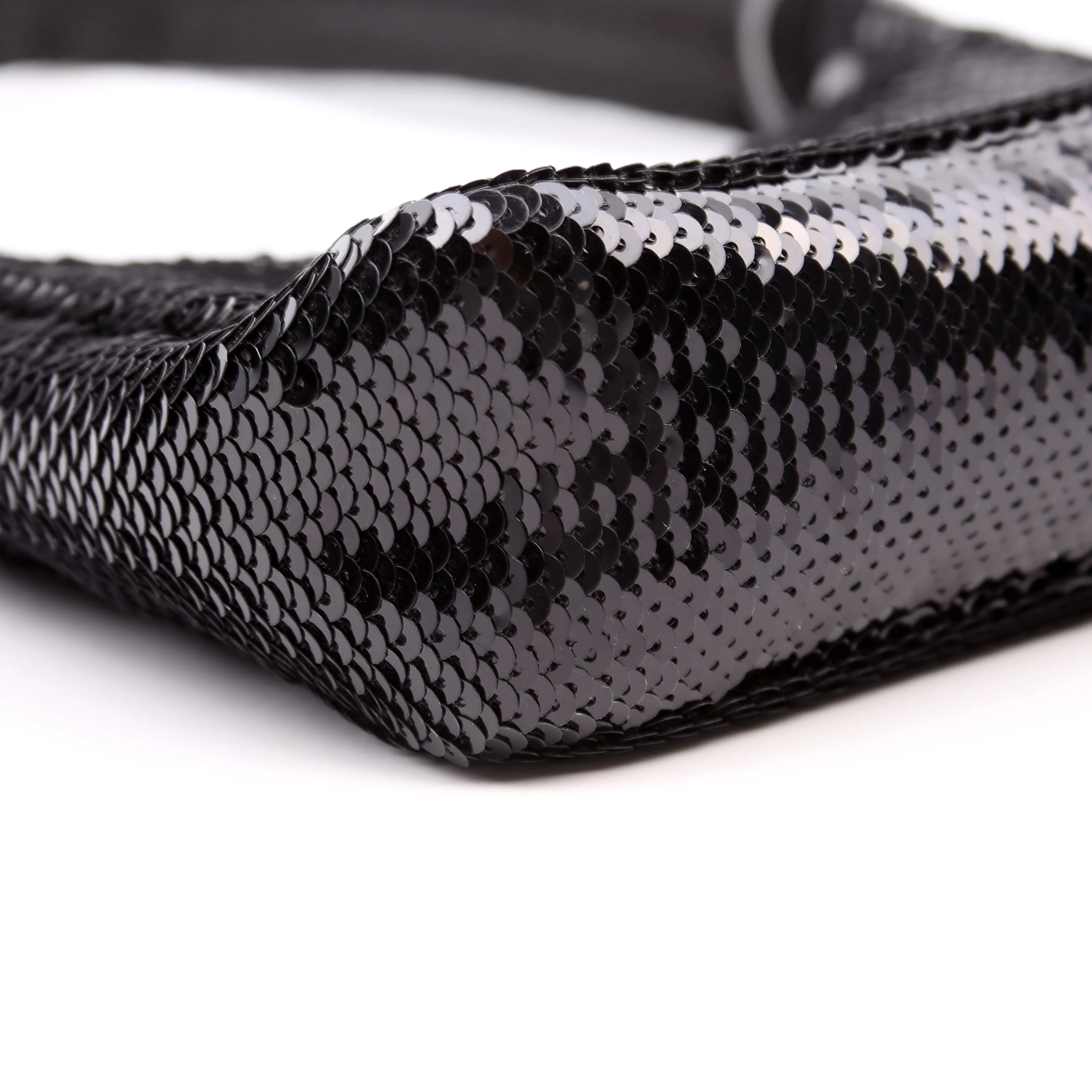 Re-Edition 2000 Sequin Mini Bag Black/White - Image 6