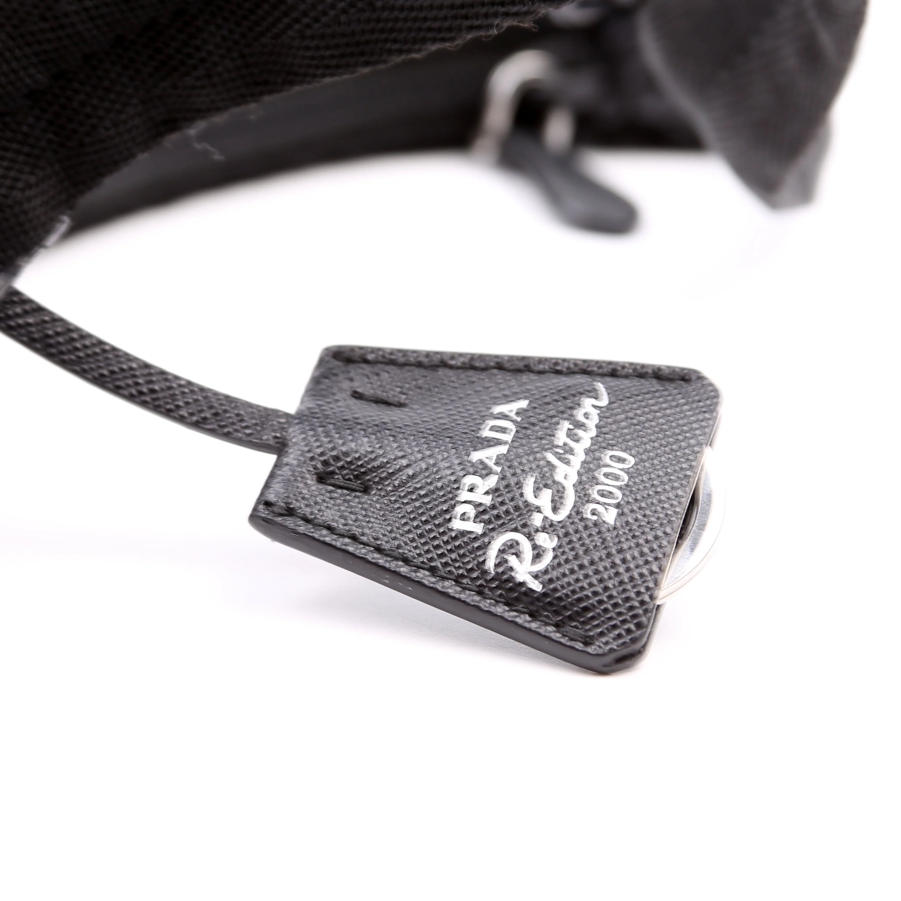 Re-Edition 2000 Sequin Mini Bag Black/White - Image 9