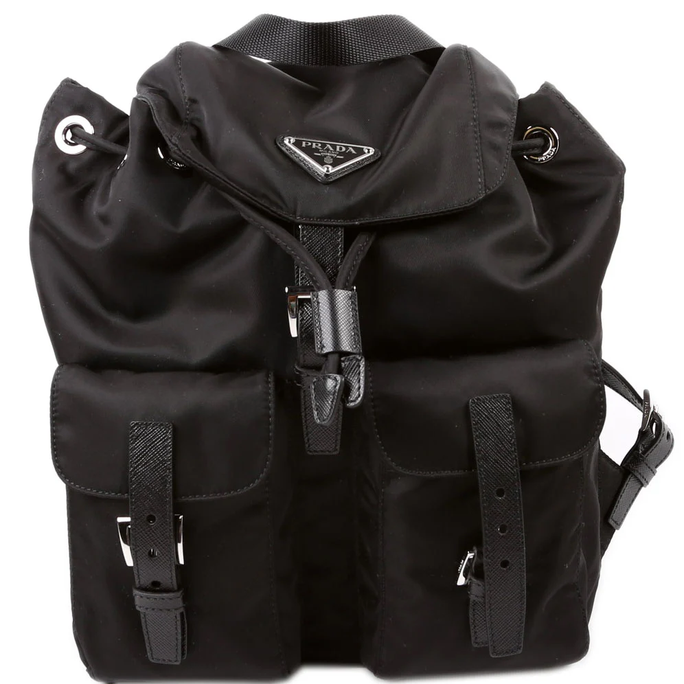 Re-Nylon Backpack Small Black