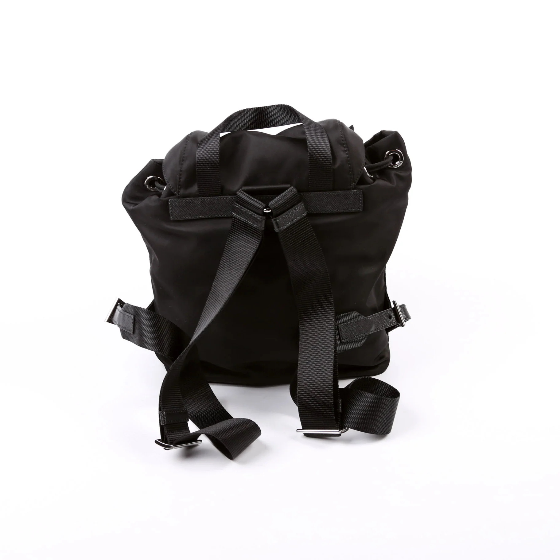 Re-Nylon Backpack Small Black - Image 3