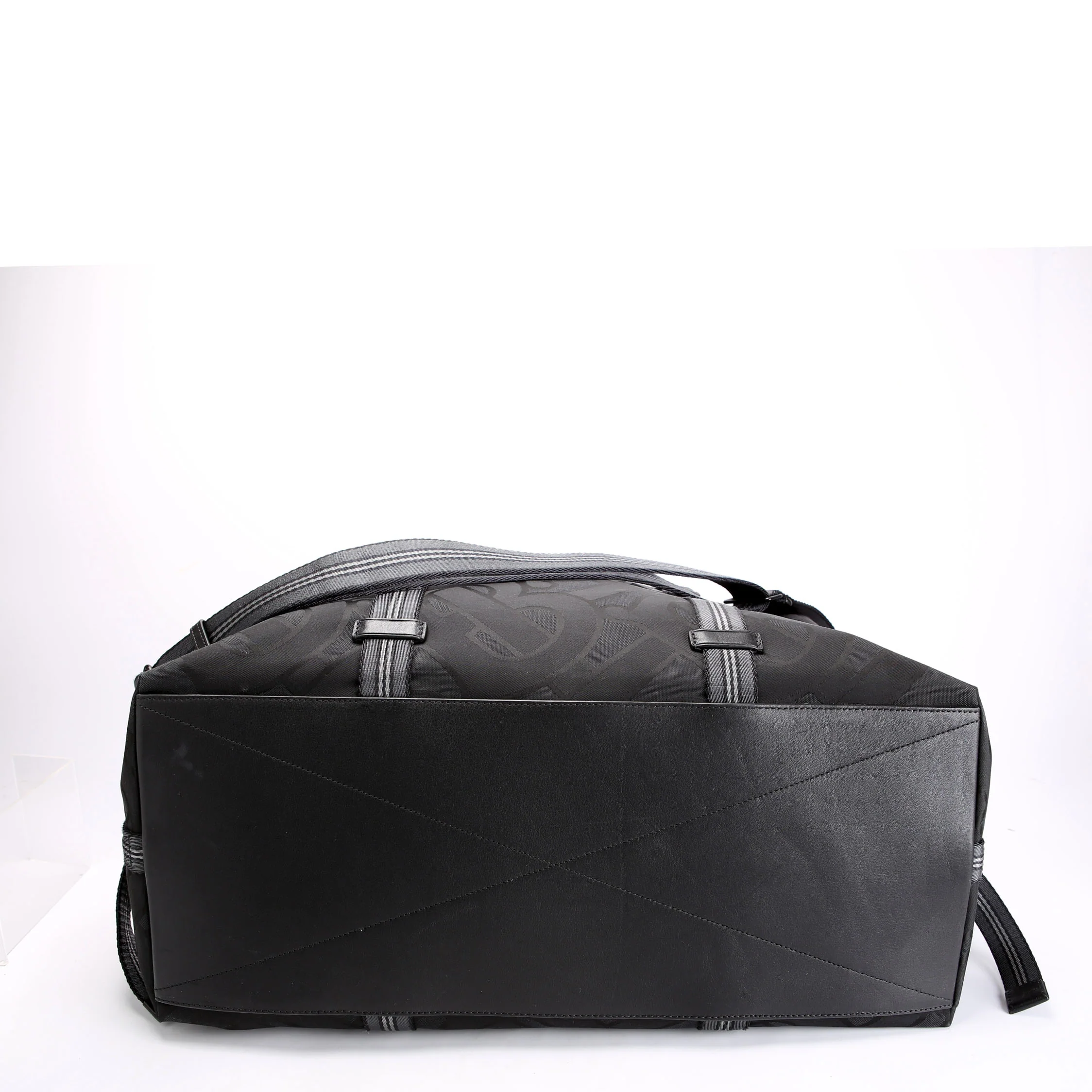 Recycled Polyester Jacquard Holdall Black - Image 4