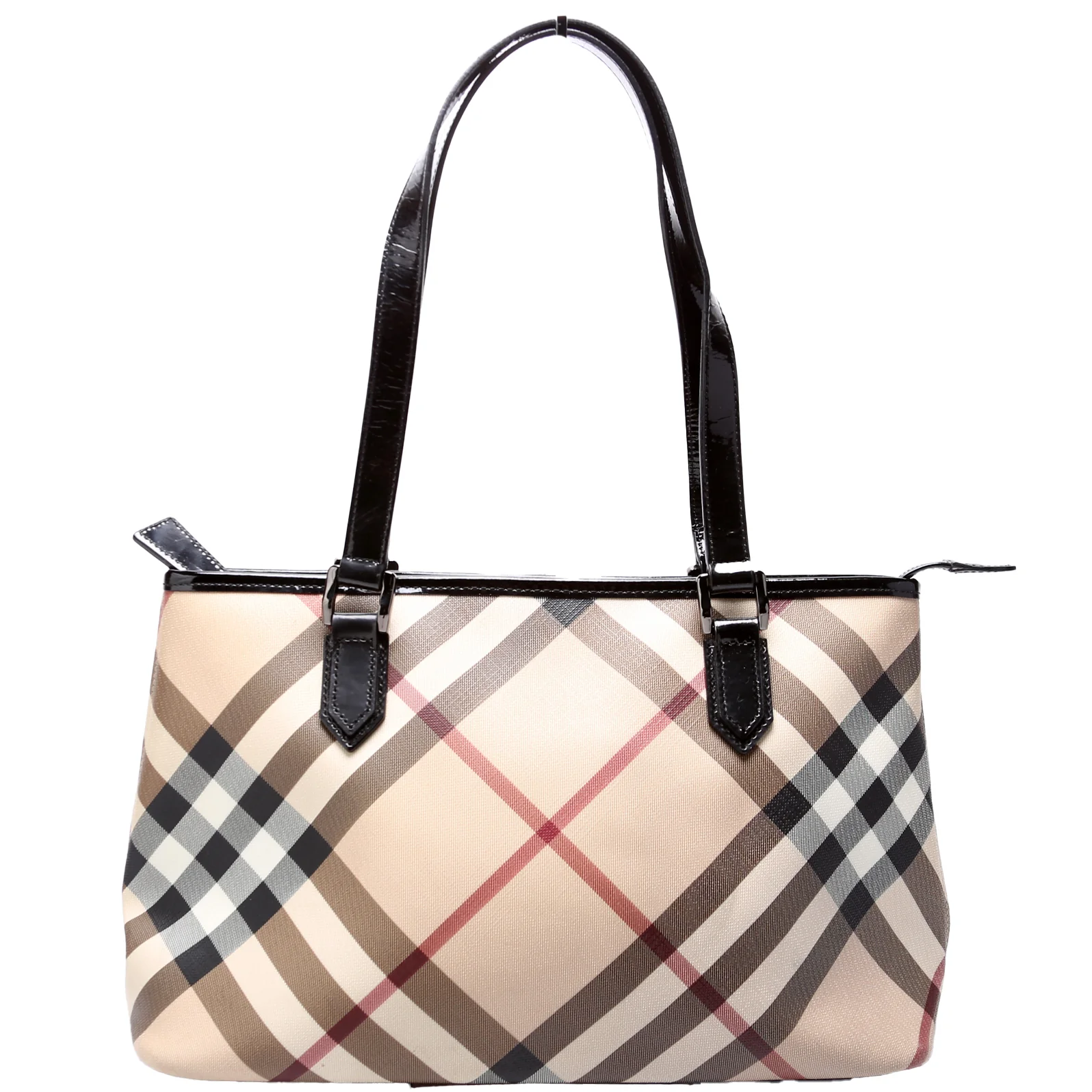 Regent Supernova Check Tote Beige/Black