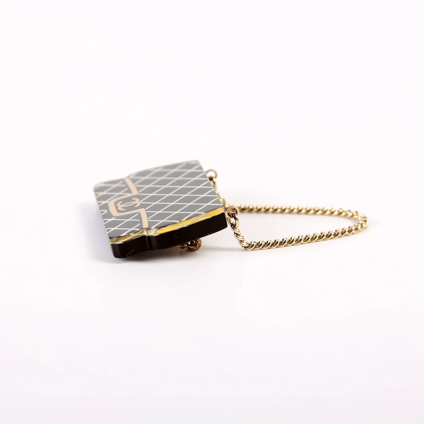 Resin Flap Bag Brooch - Image 3