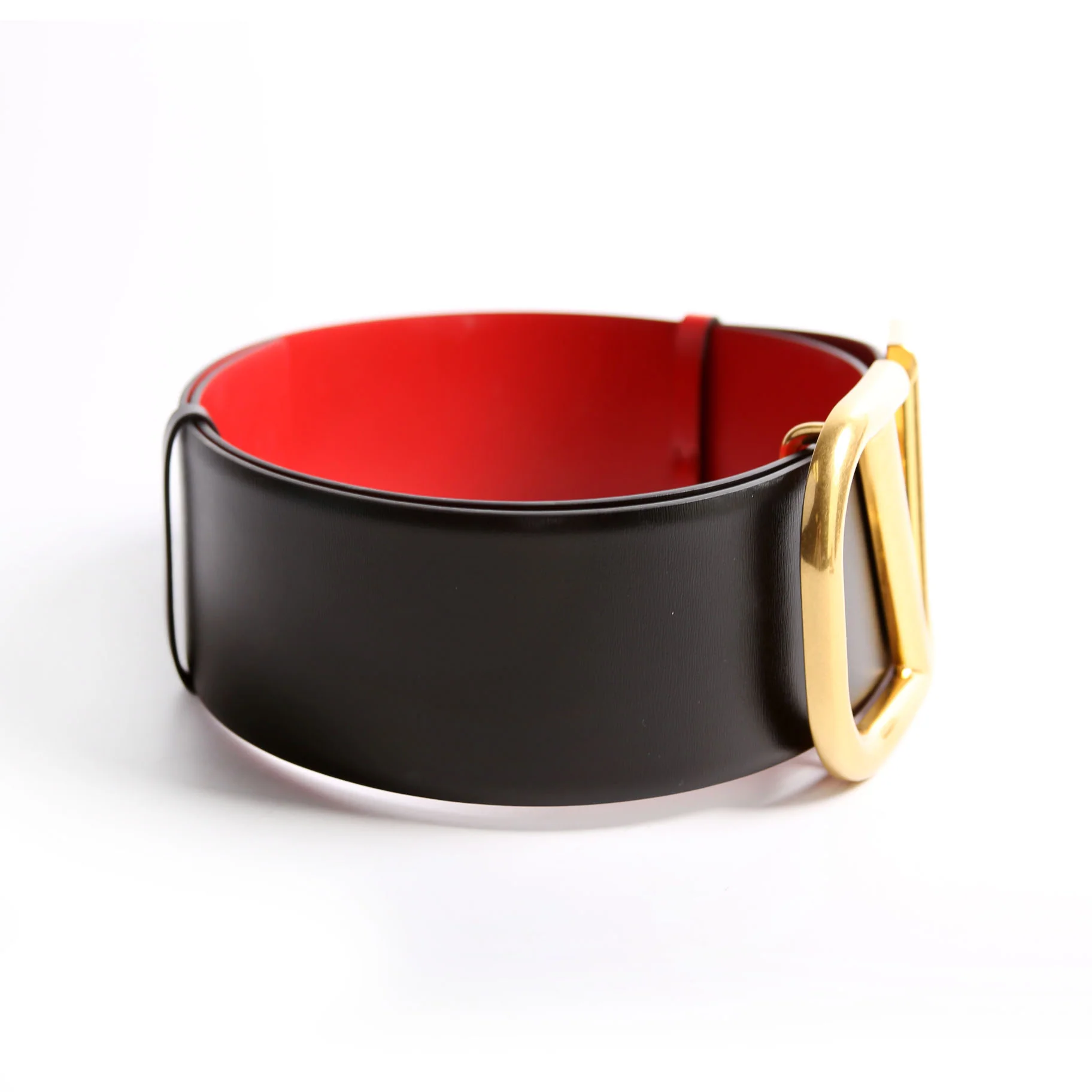 Reversible V Logo Signature 70MM Belt Size 85/34 Black/Red - Image 4