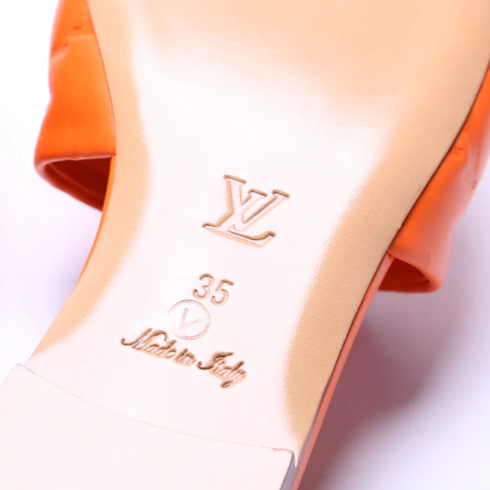 Revival Flat Mules Size 35 Orange - Image 8