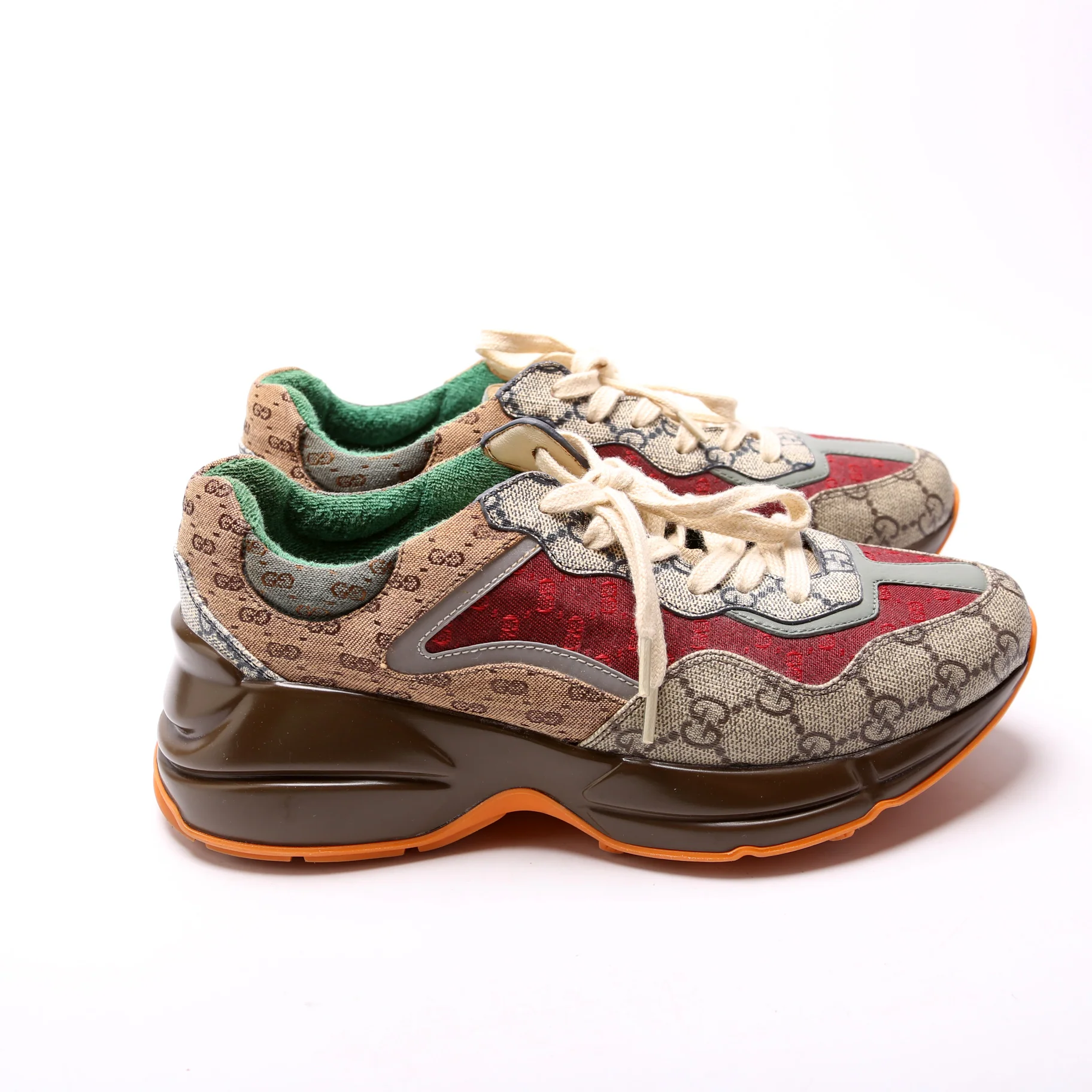 Rhyton Mixed Media Sneakers Size 38 - Image 3
