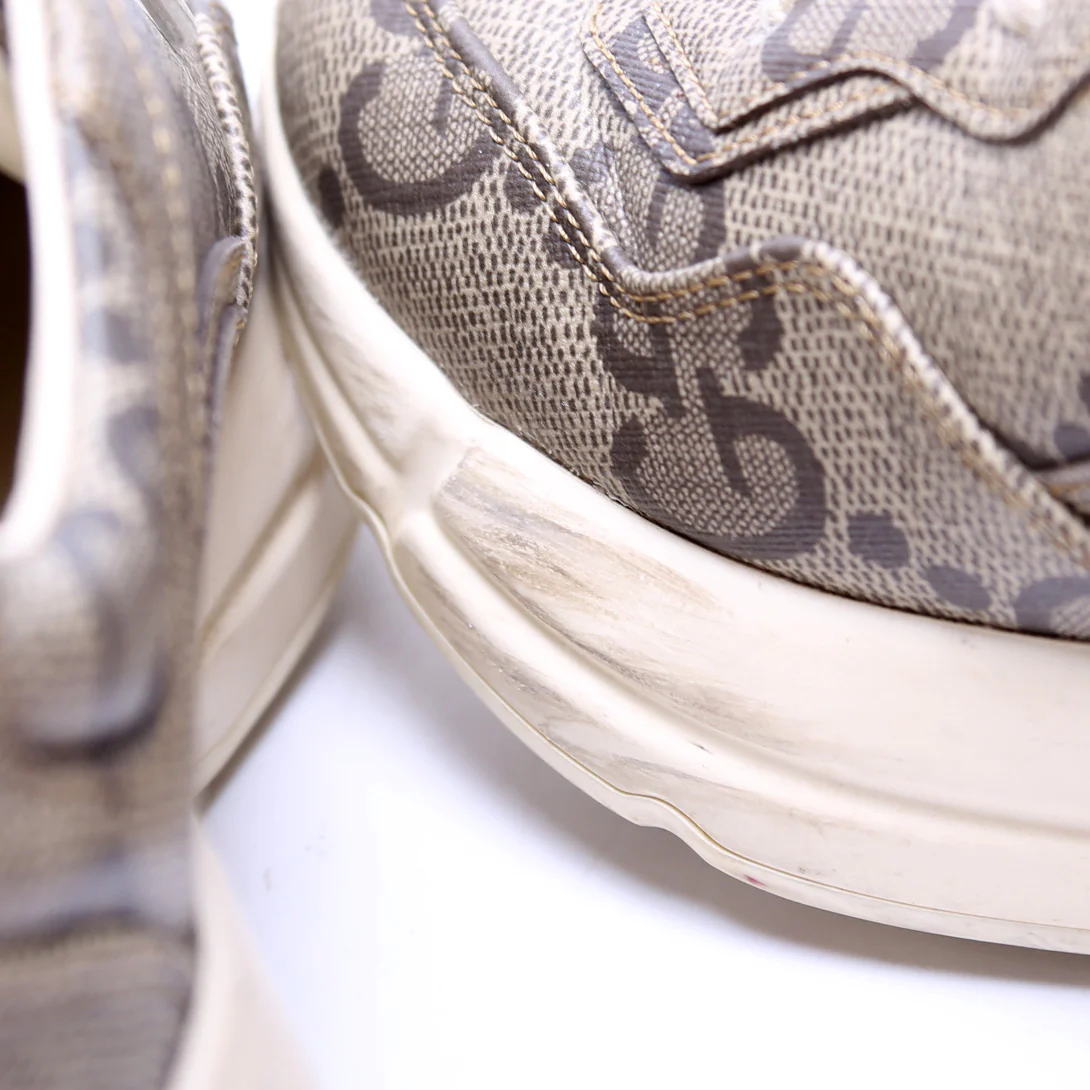 Rhyton Oversized GG Sneakers Size 38.5 - Image 8