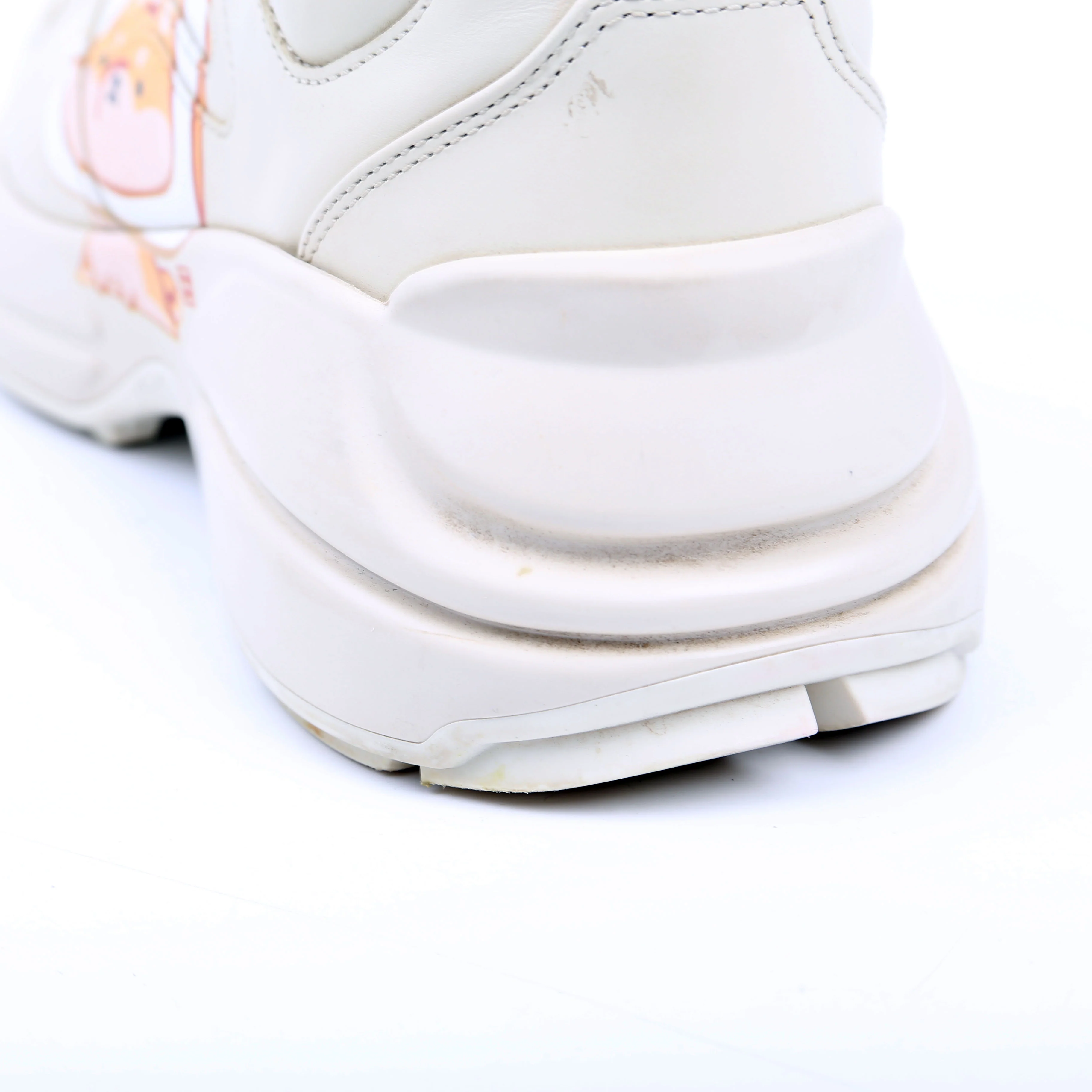Rhyton Sneakers Animal Print Size 36 Cream - Image 14