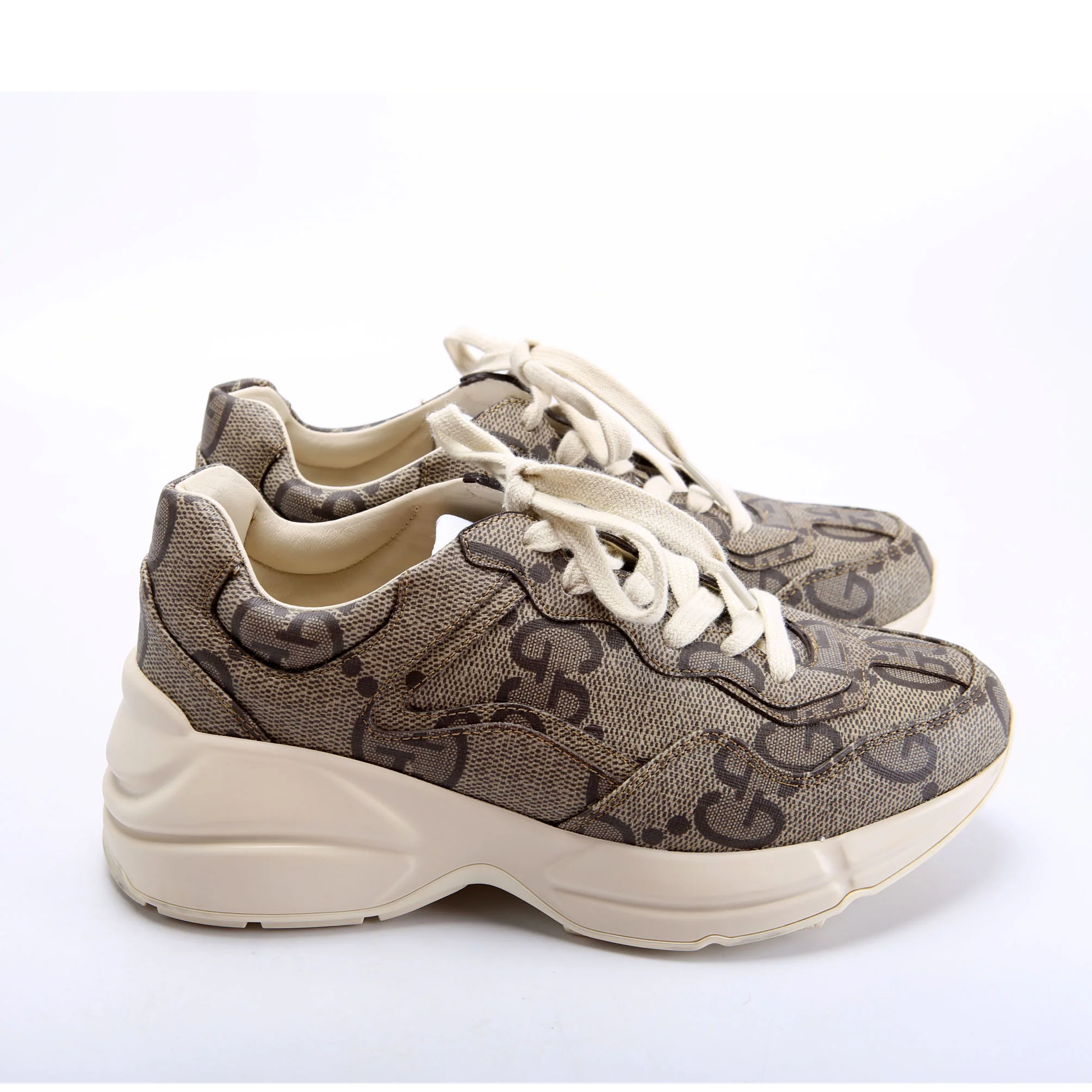 Rhyton Sneakers Size 36.5 Brown - Image 3