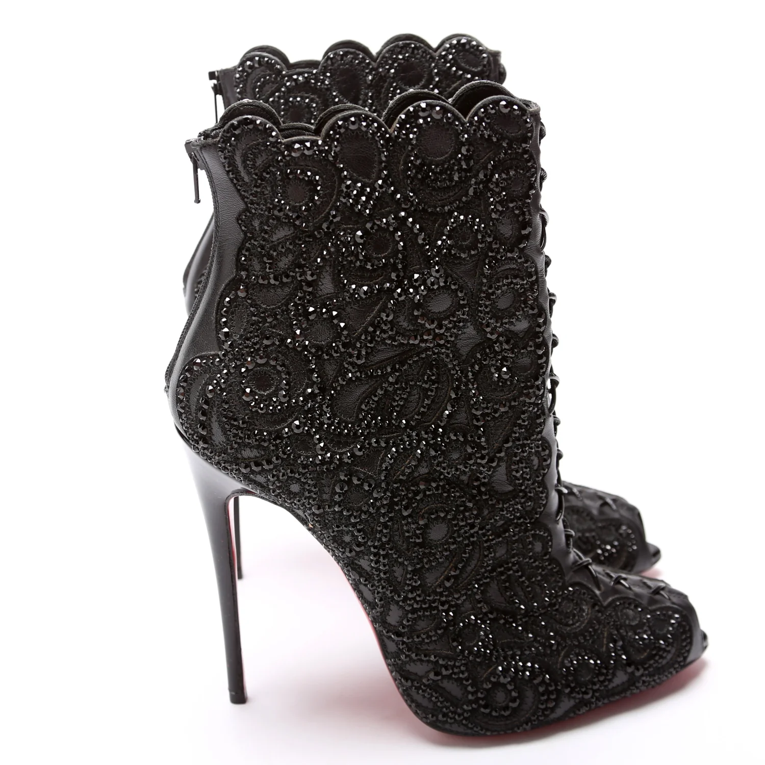 Rihanini Strass Booties Size 36.5 Black - Image 3