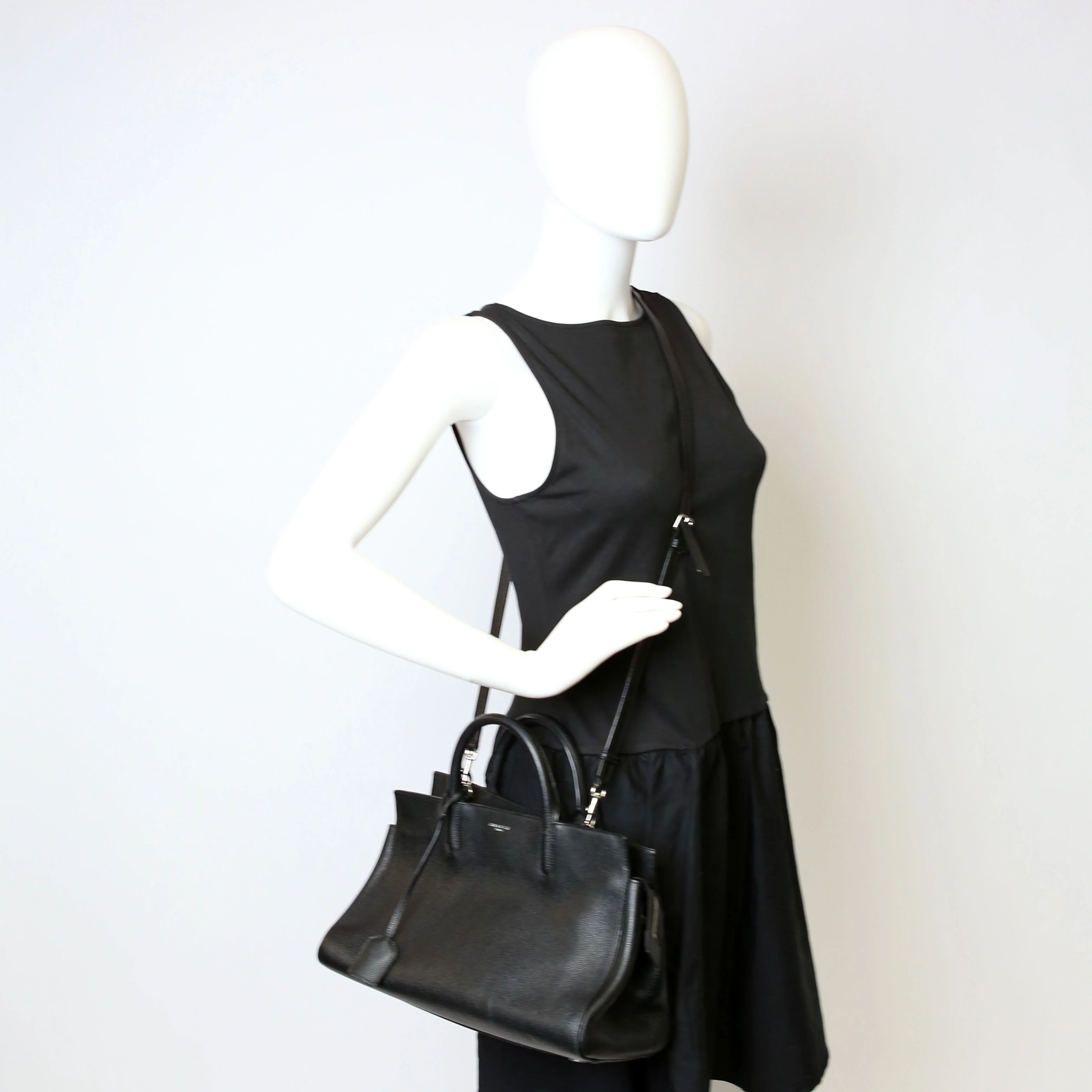 Rive Gauche Cabas Small 400413 Black - Image 15