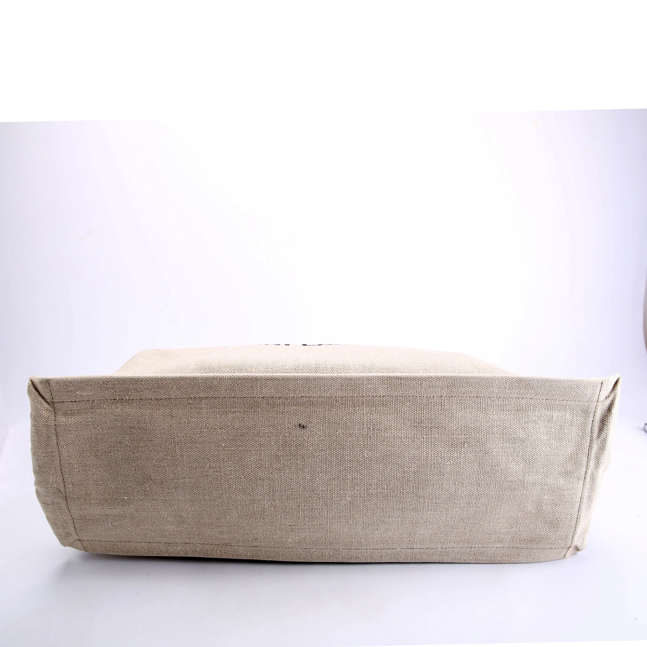 Rive Gauche Canvas Tote Bag 499290 Beige/Brown - Image 4