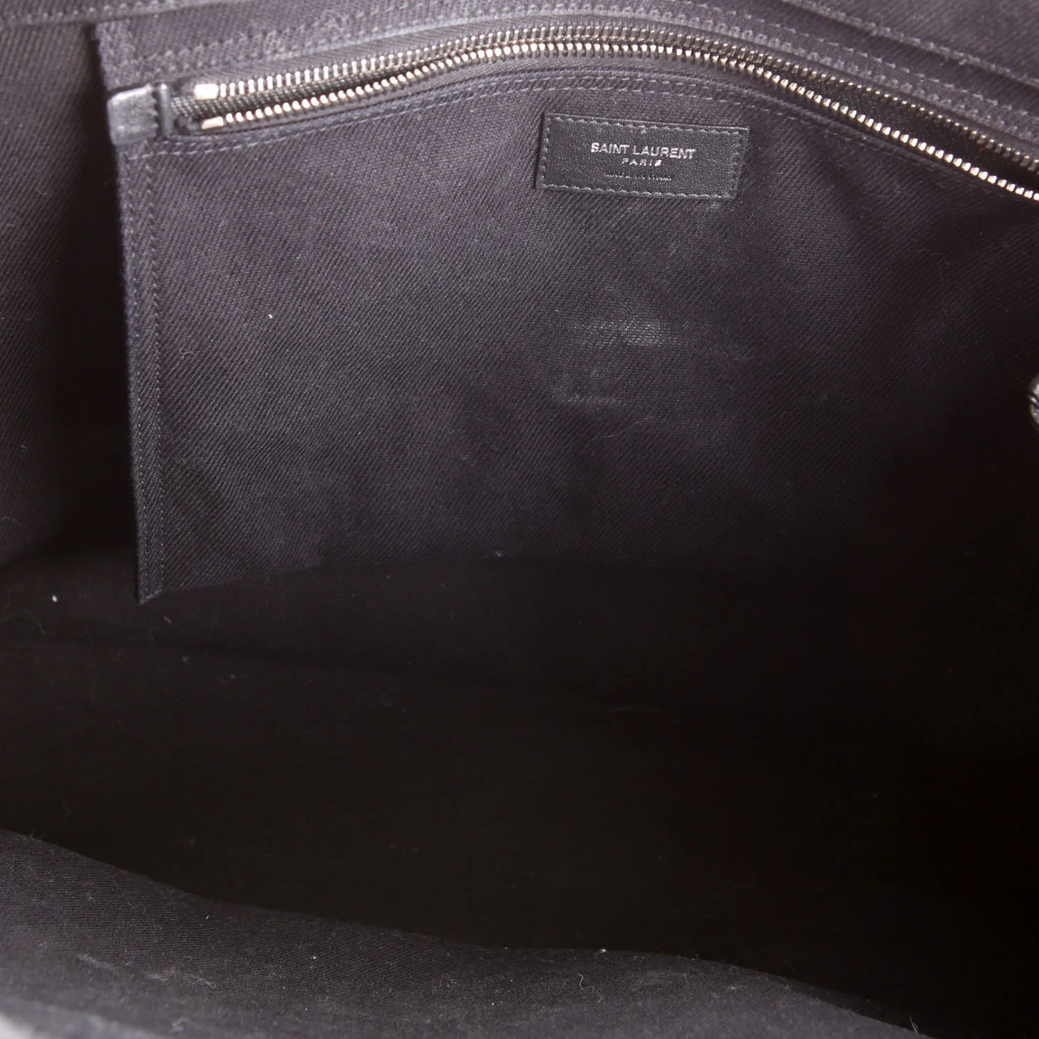 Rive Gauche Canvas Tote Bag 499290 Black - Image 10