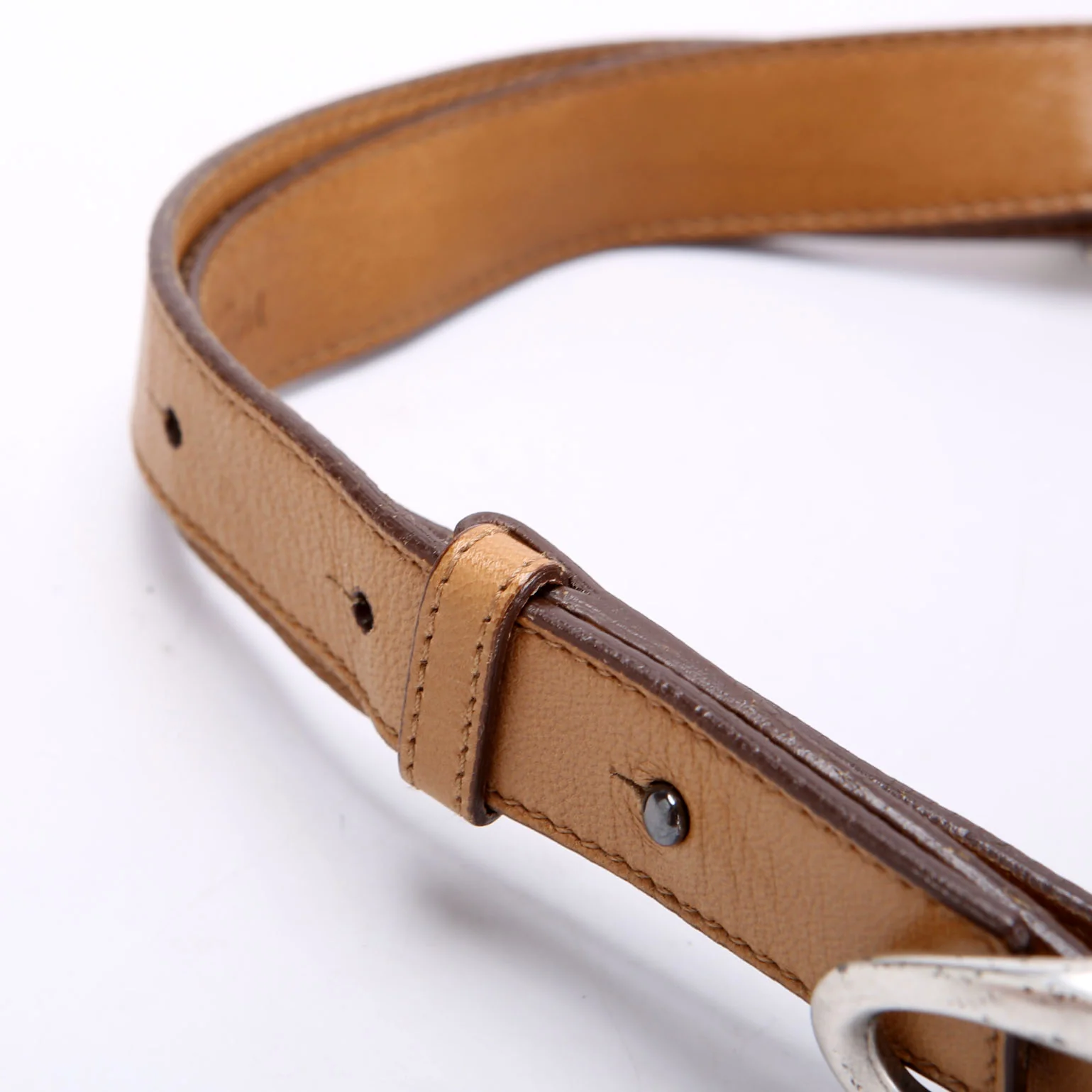 Rive Gauche Shoulder Bag Vintage Brown - Image 12
