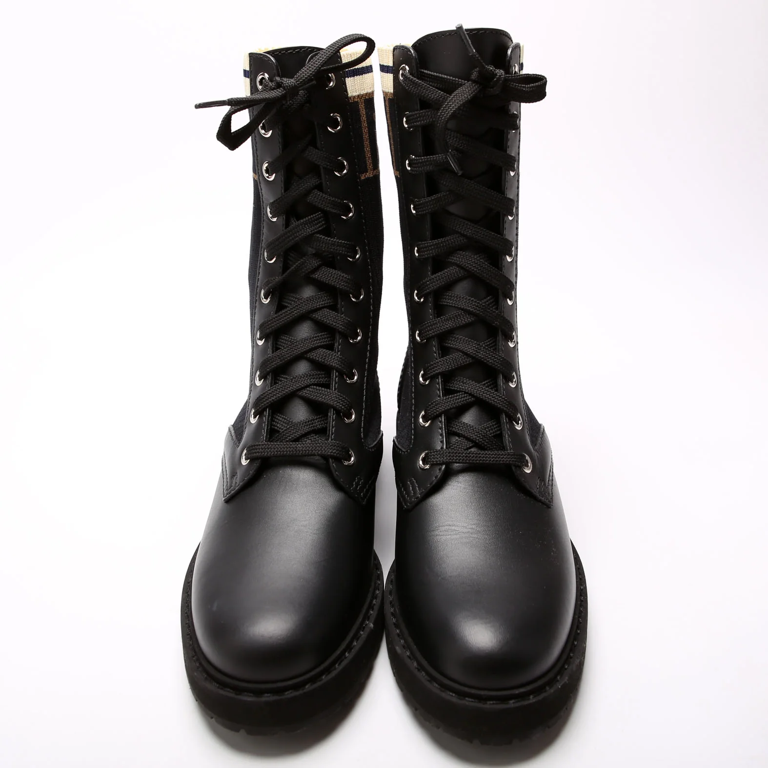 Rockoko Combat Boots Size 37 Black - Image 2