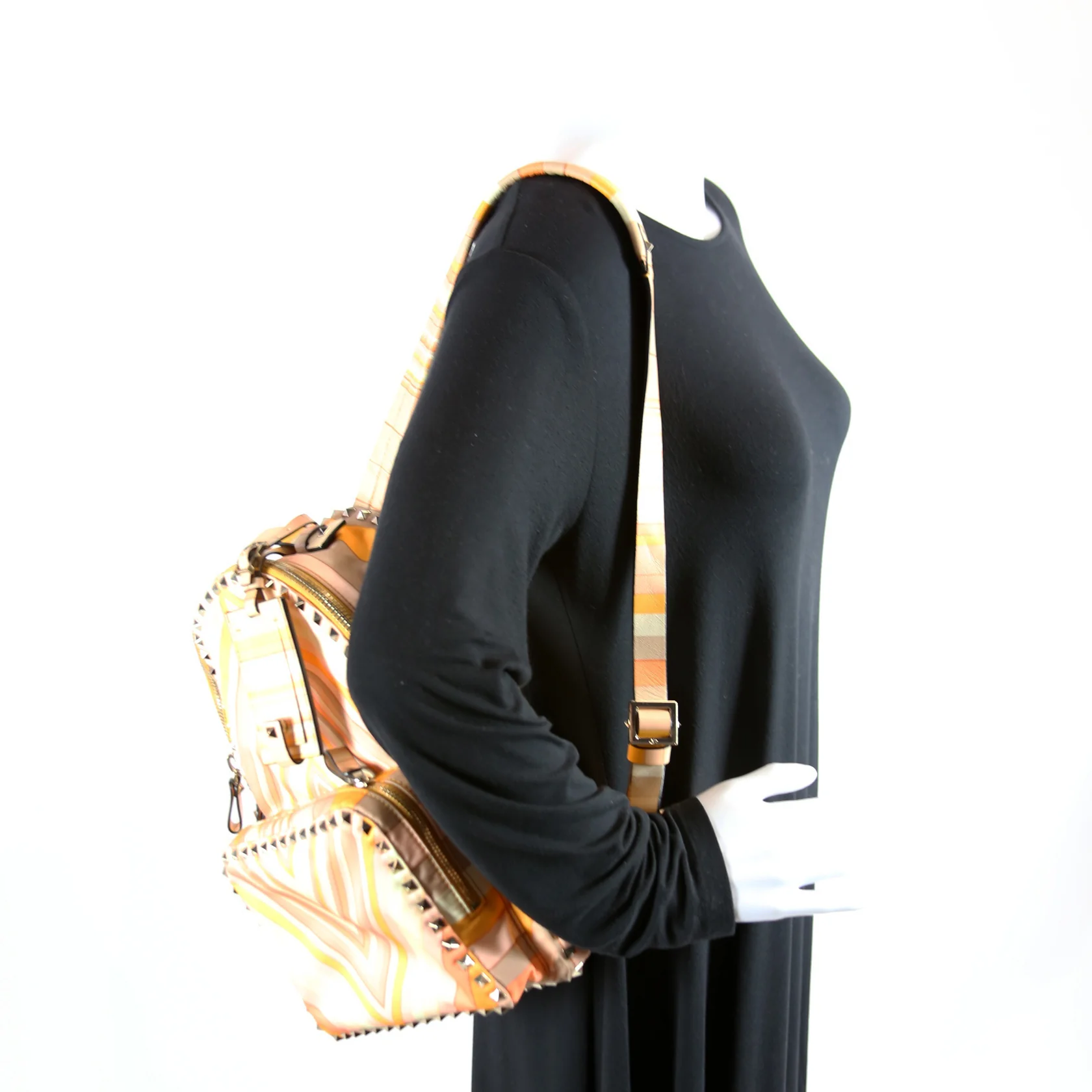 Rockstud 1975 Printed Nylon Medium Backpack - Image 12