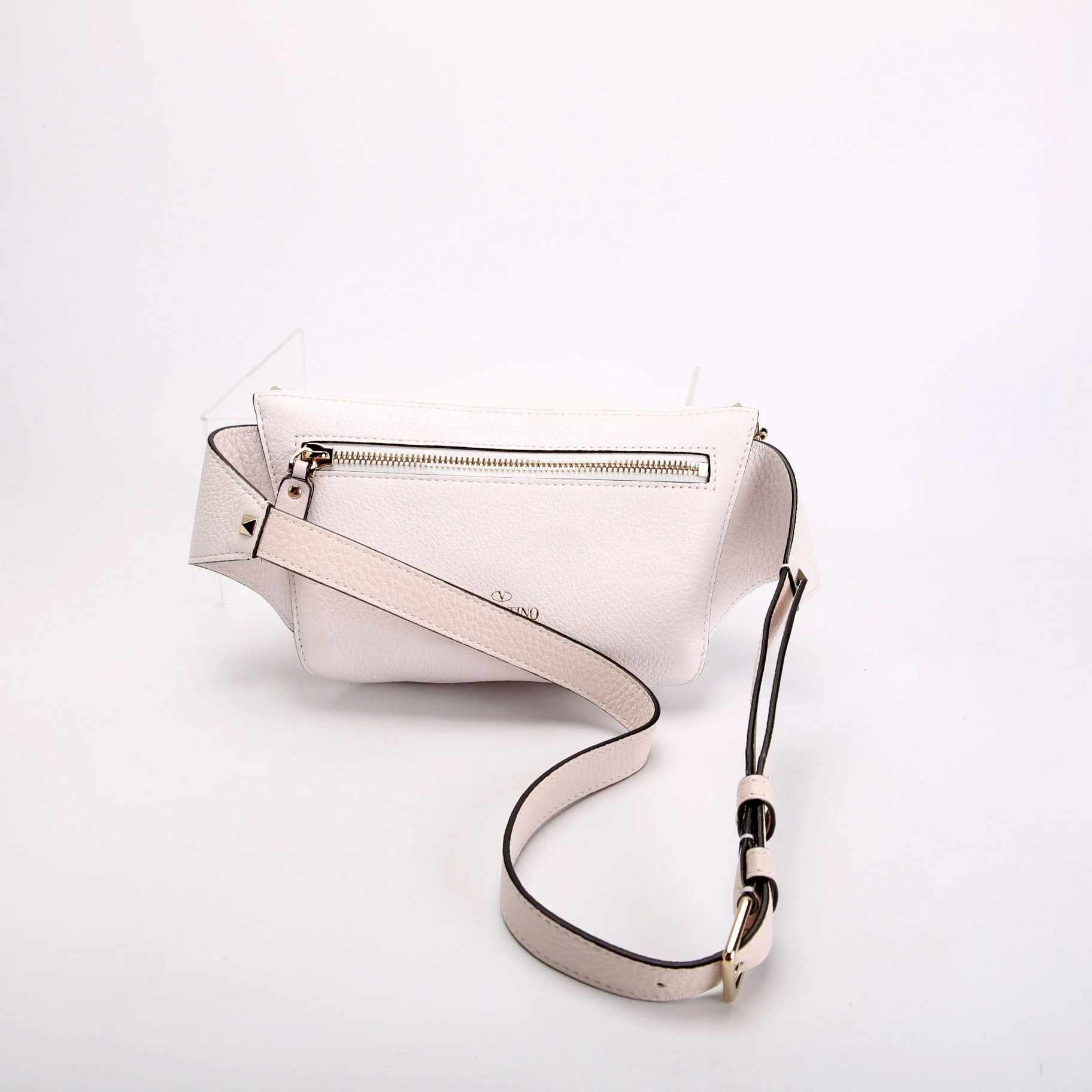 Rockstud Belt Bag White - Image 3