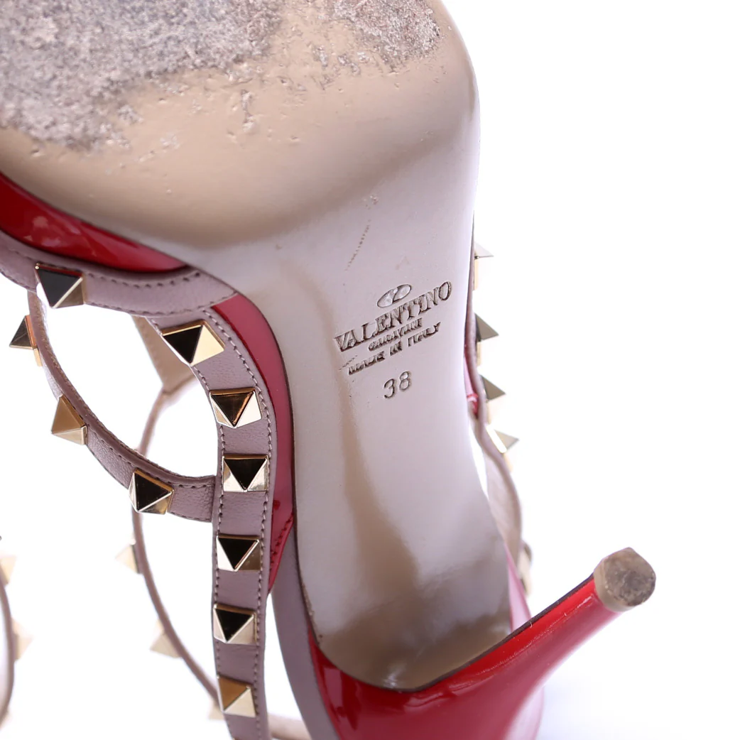 Rockstud Caged Heels Size 38 - Image 8