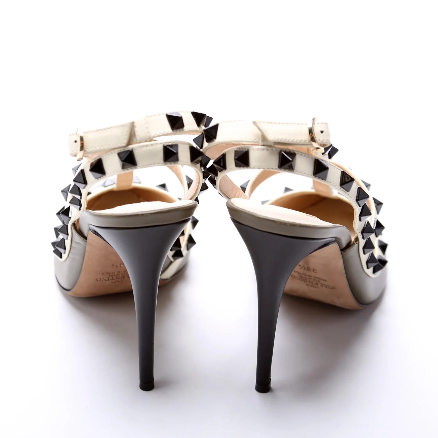 Rockstud Caged Sandal Heels Size 39.5 - Image 4