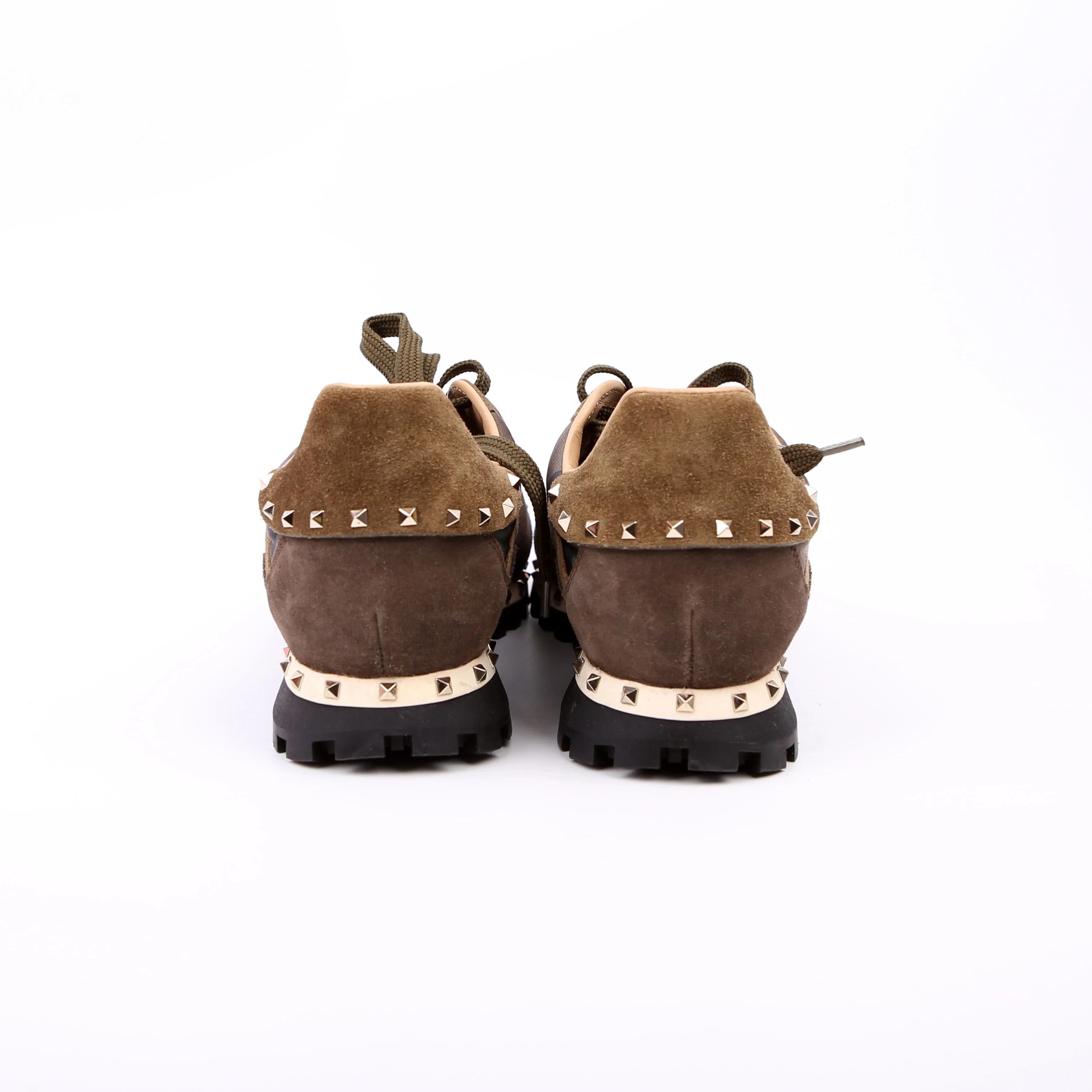 Rockstud Camo Sneakers Size 38 Green - Image 4