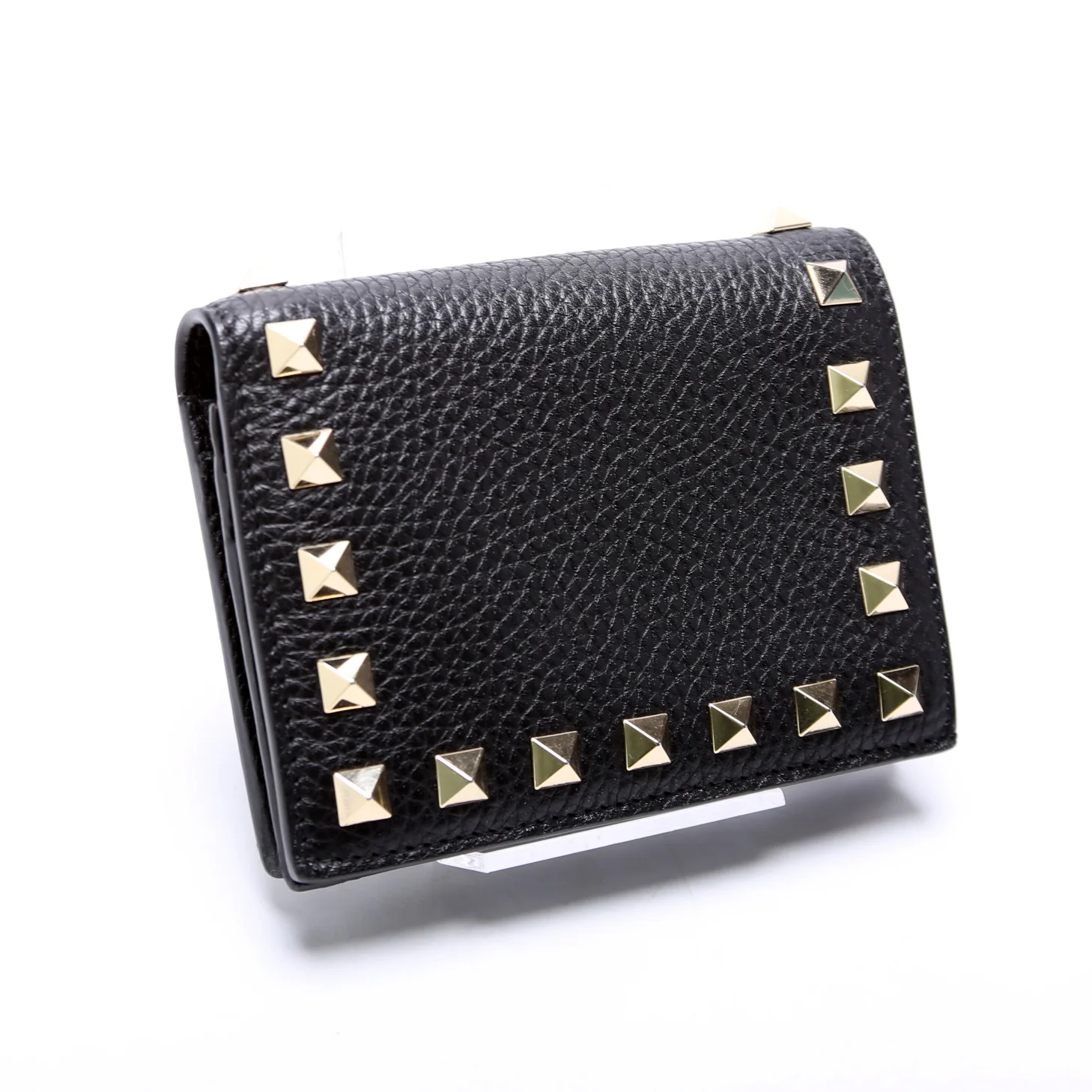 Rockstud Coin Card Case Black - Image 2