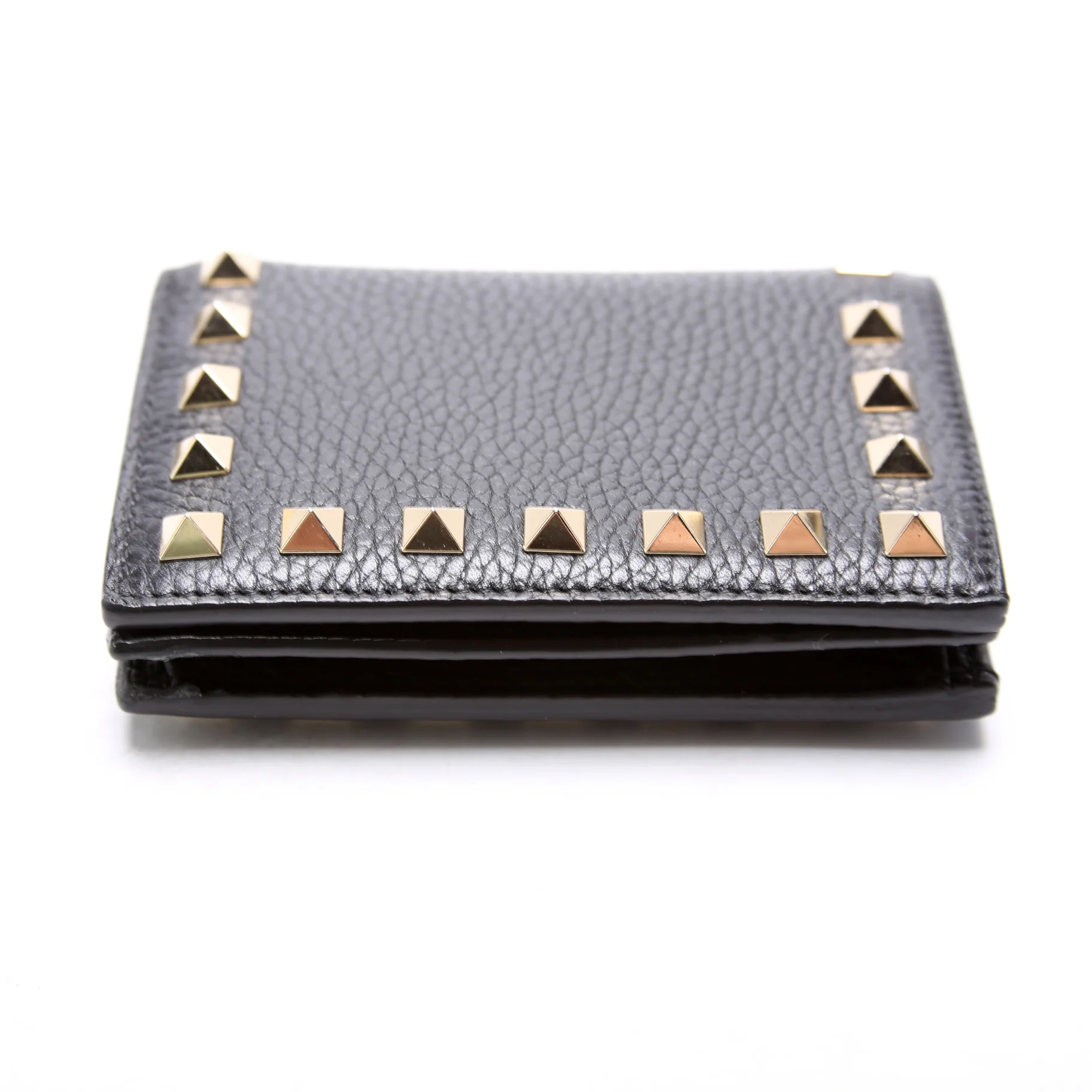 Rockstud Coin Card Case Black - Image 4