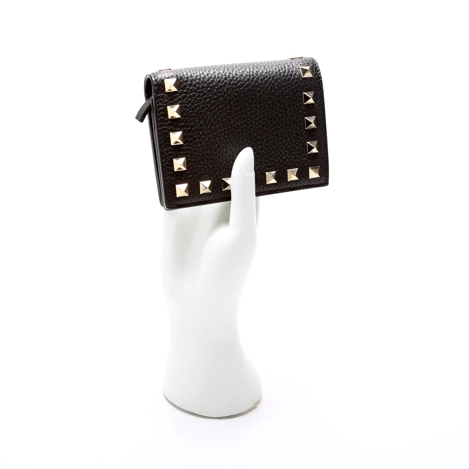 Rockstud Coin Card Case Black - Image 9