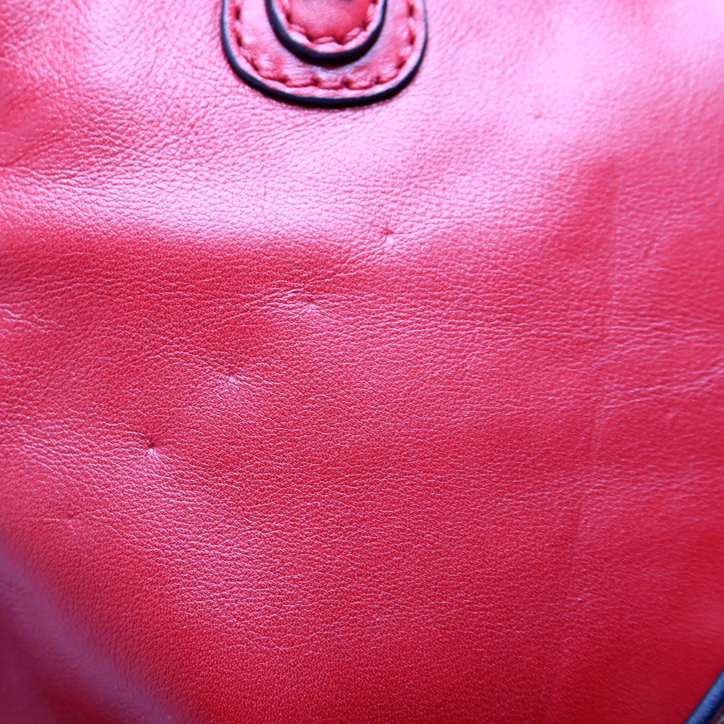 Rockstud Dome Satchel Red - Image 11