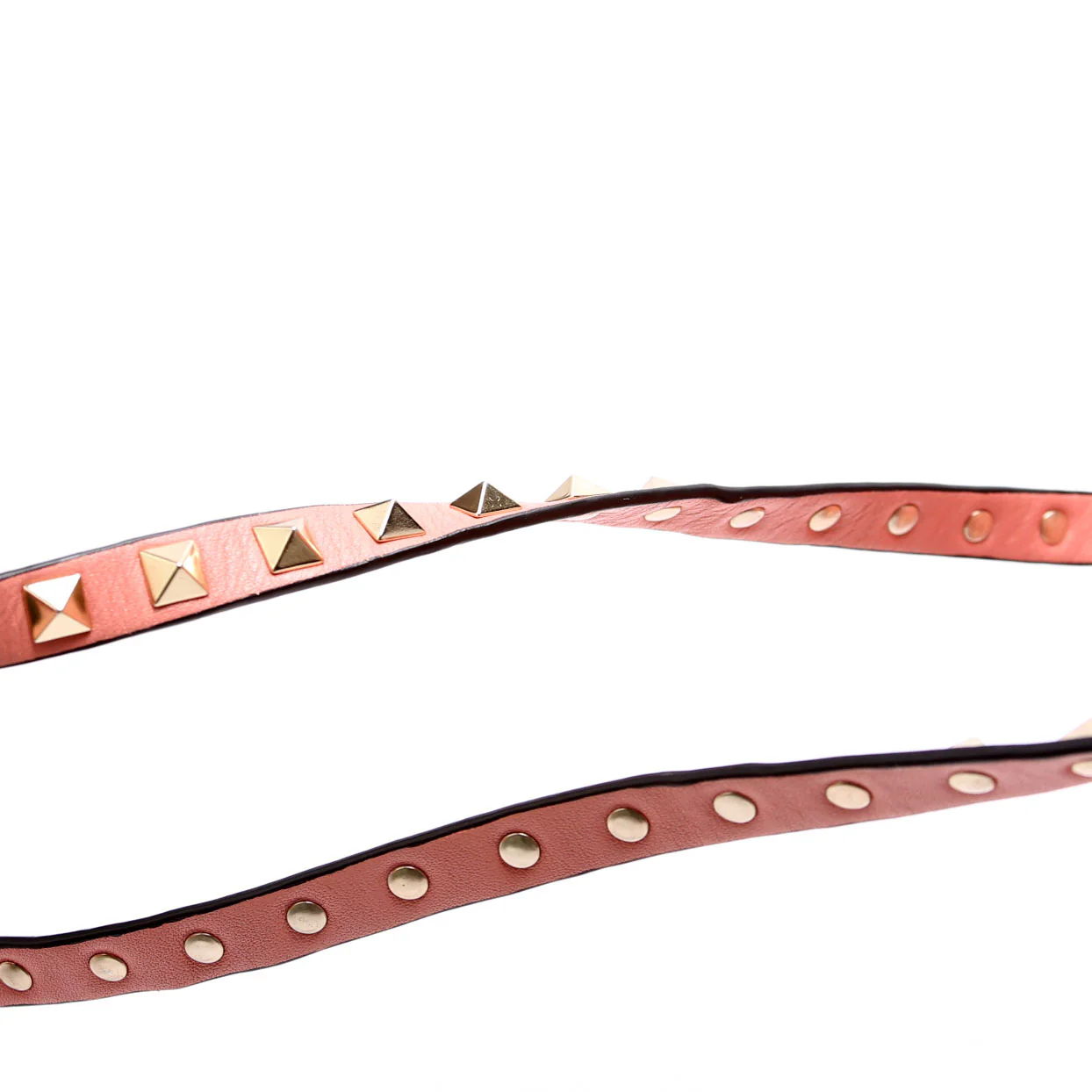 Rockstud Double Handle Tote Small Pink - Image 7