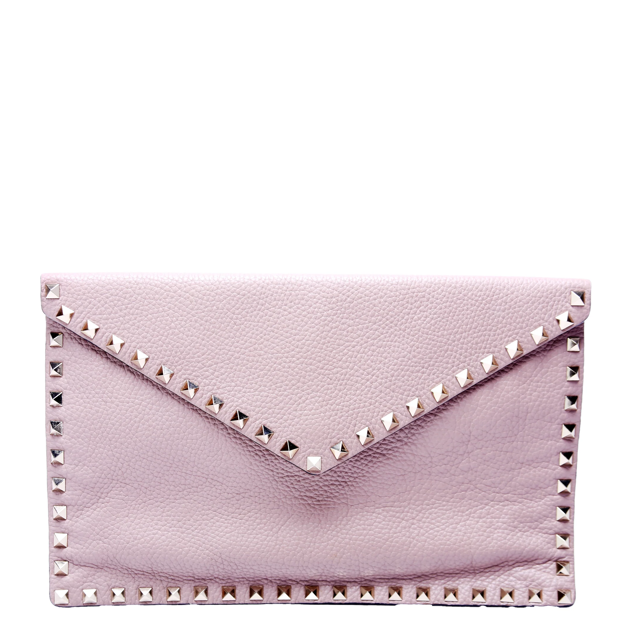 Rockstud Envelope Clutch Taupe