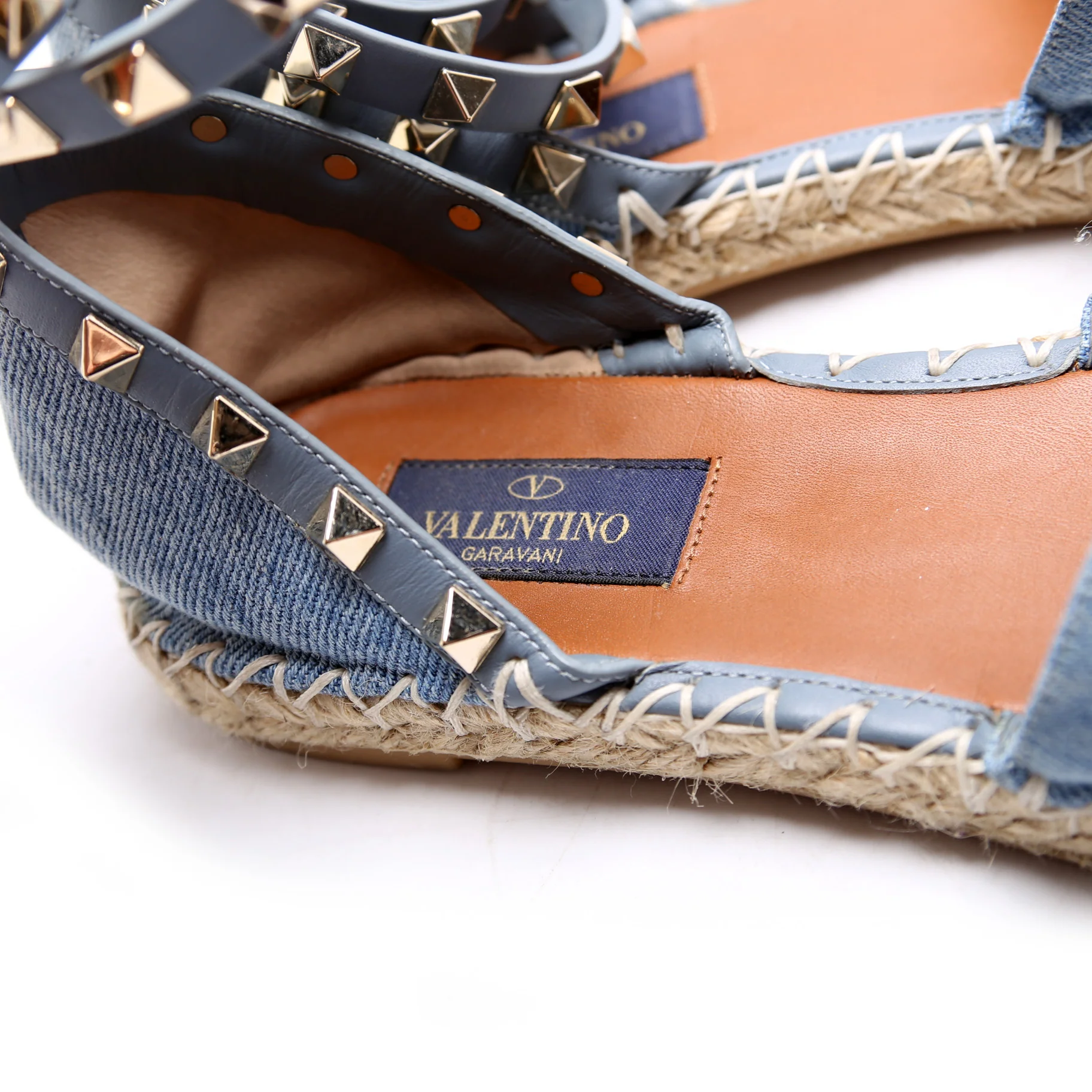 Rockstud Espadrille Flats Size 37 - Image 5