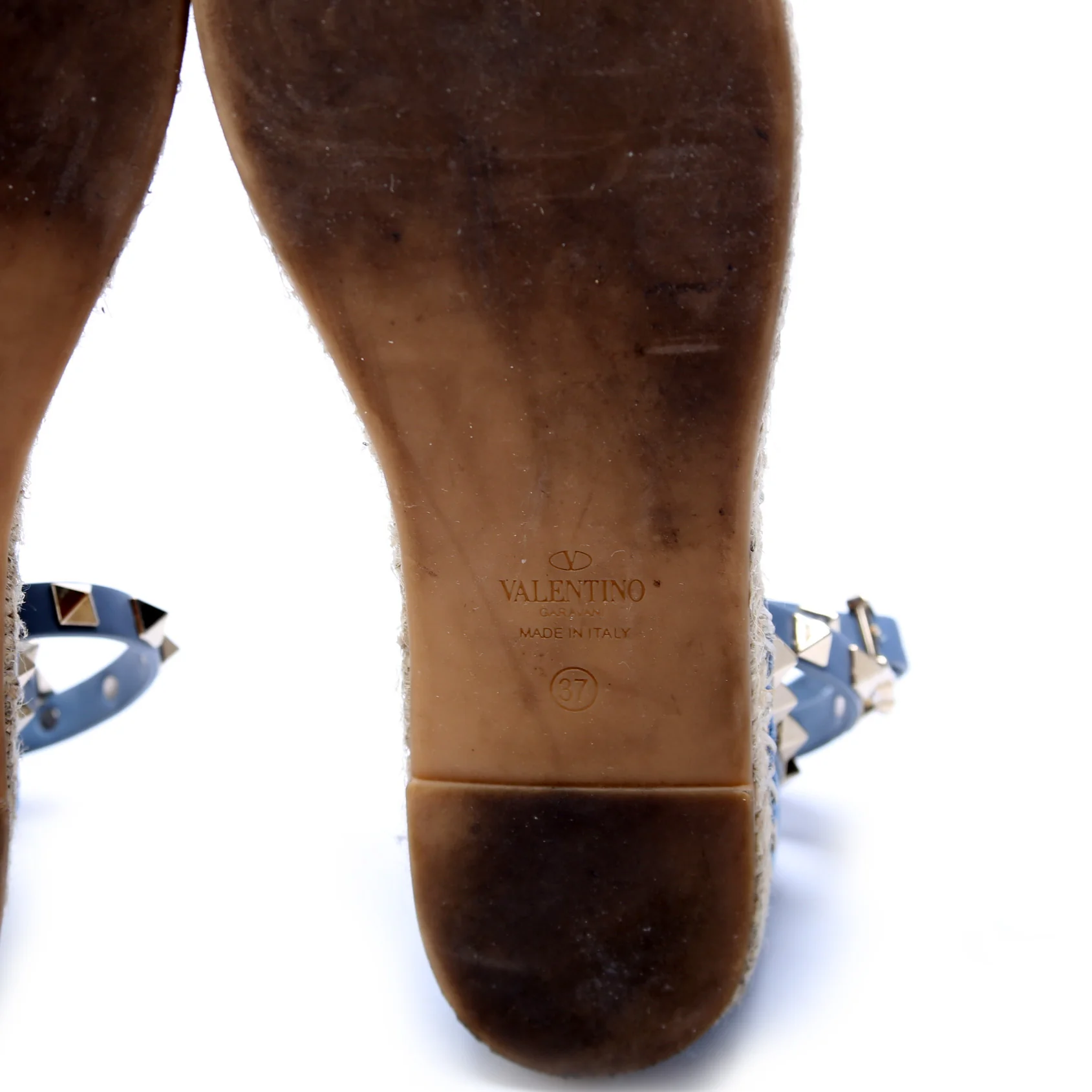 Rockstud Espadrille Flats Size 37 - Image 7