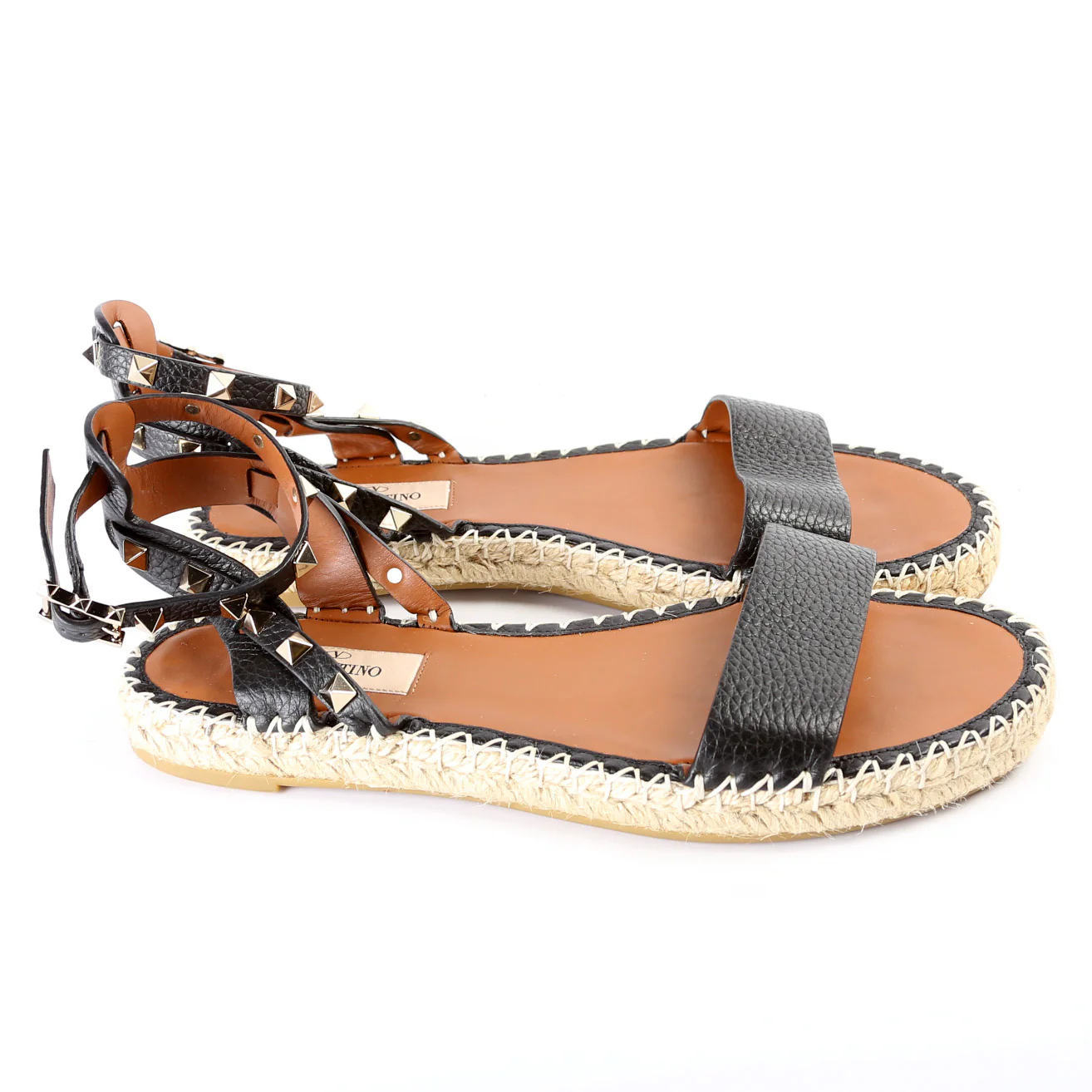 Rockstud Espadrille Flats Size 38 - Image 5