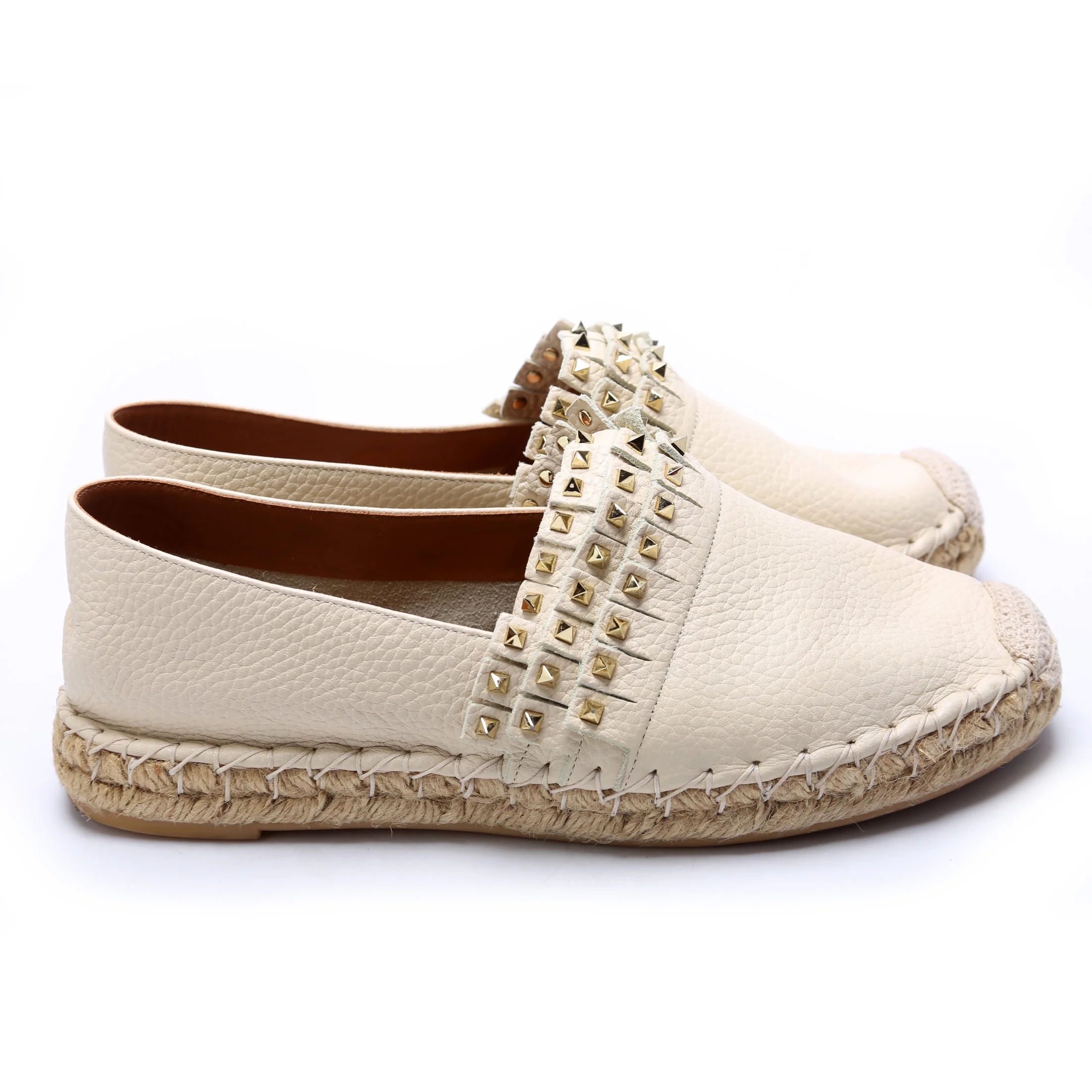 Rockstud Espadrille Flats Size 38 - Image 3