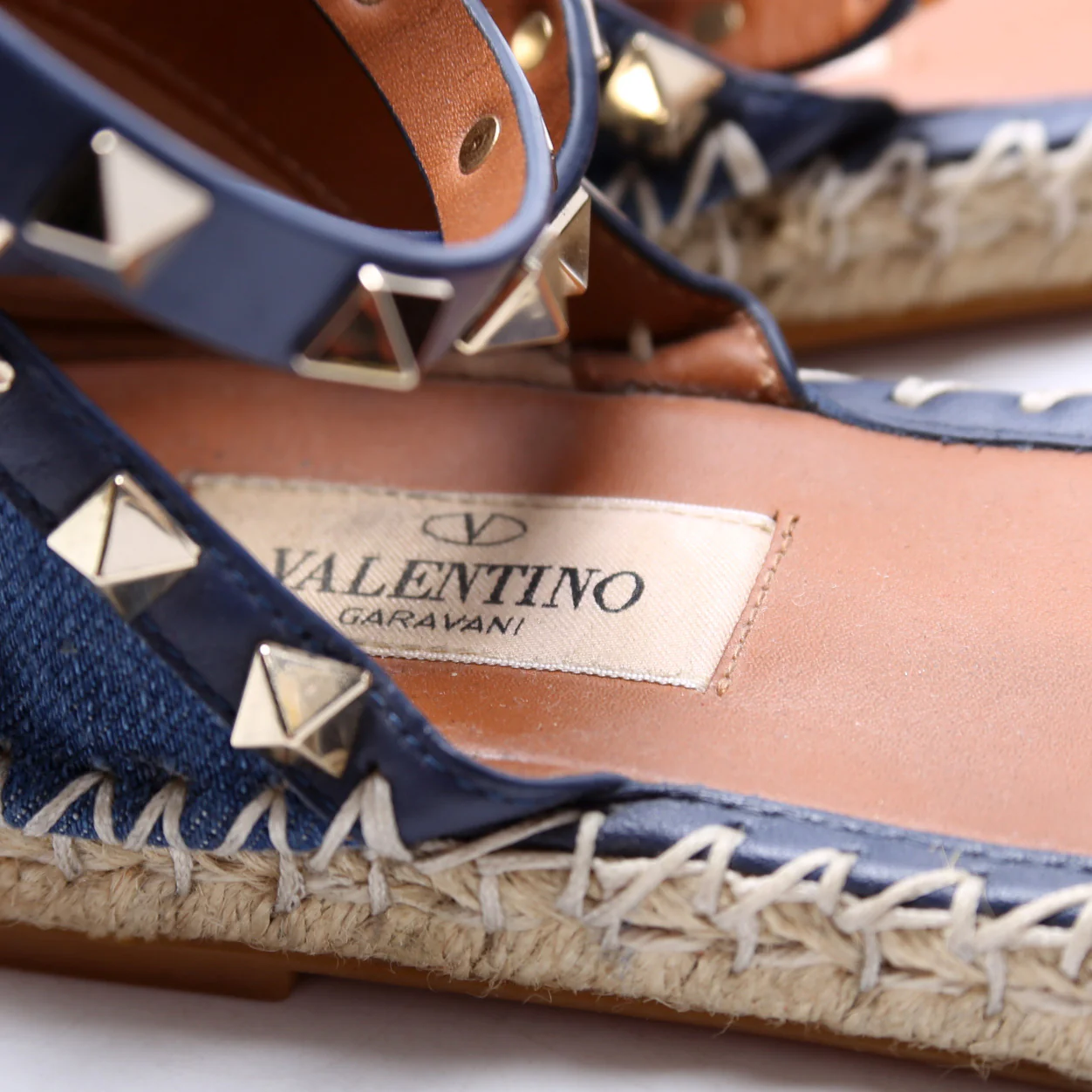 Rockstud Espadrille Flats Size 37 - Image 5