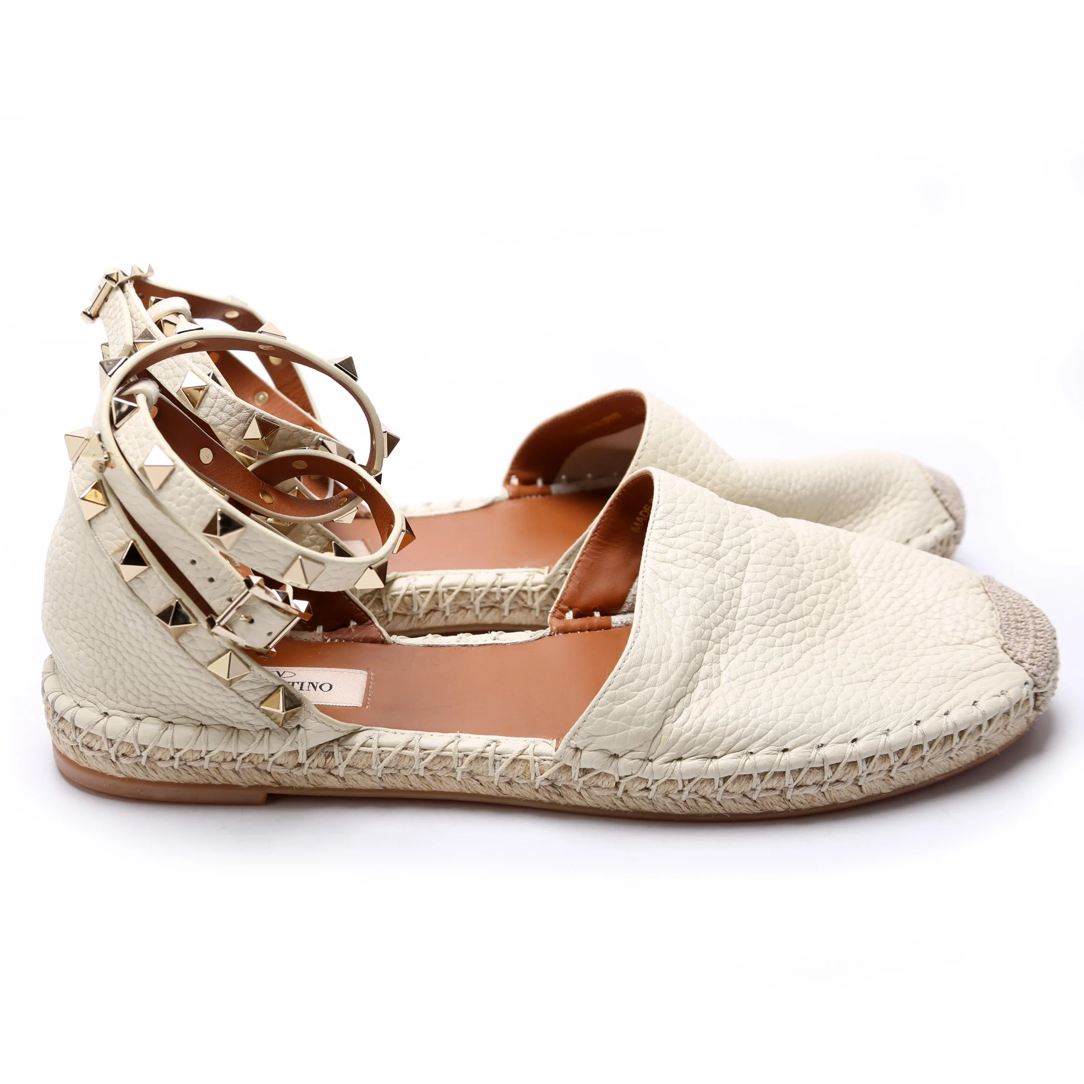 Rockstud Espadrille Flats Size 40 - Image 3