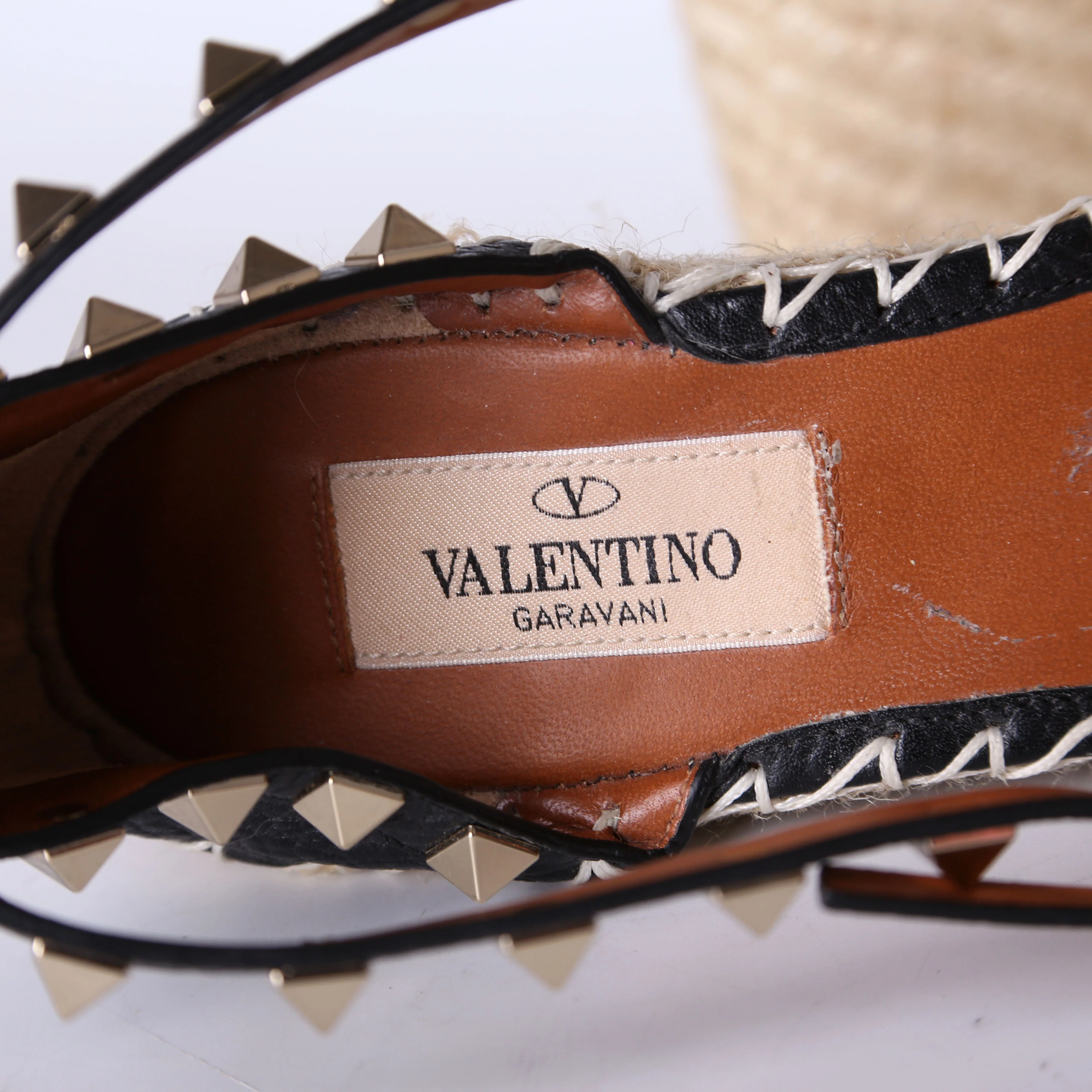 Rockstud Espadrille Wedge Size 35 - Image 6