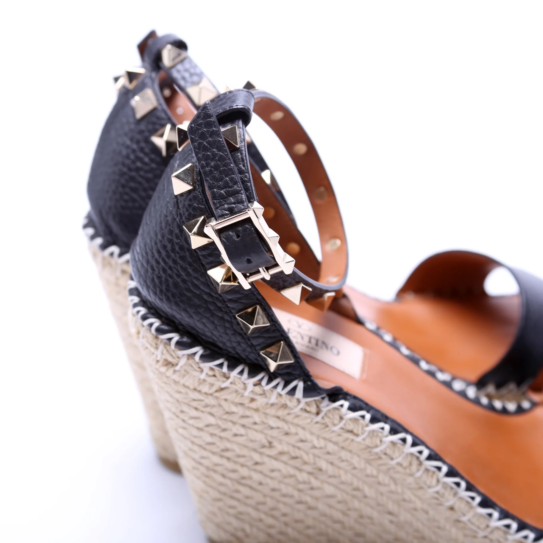 Rockstud Espadrille Wedges Size 37 - Image 5